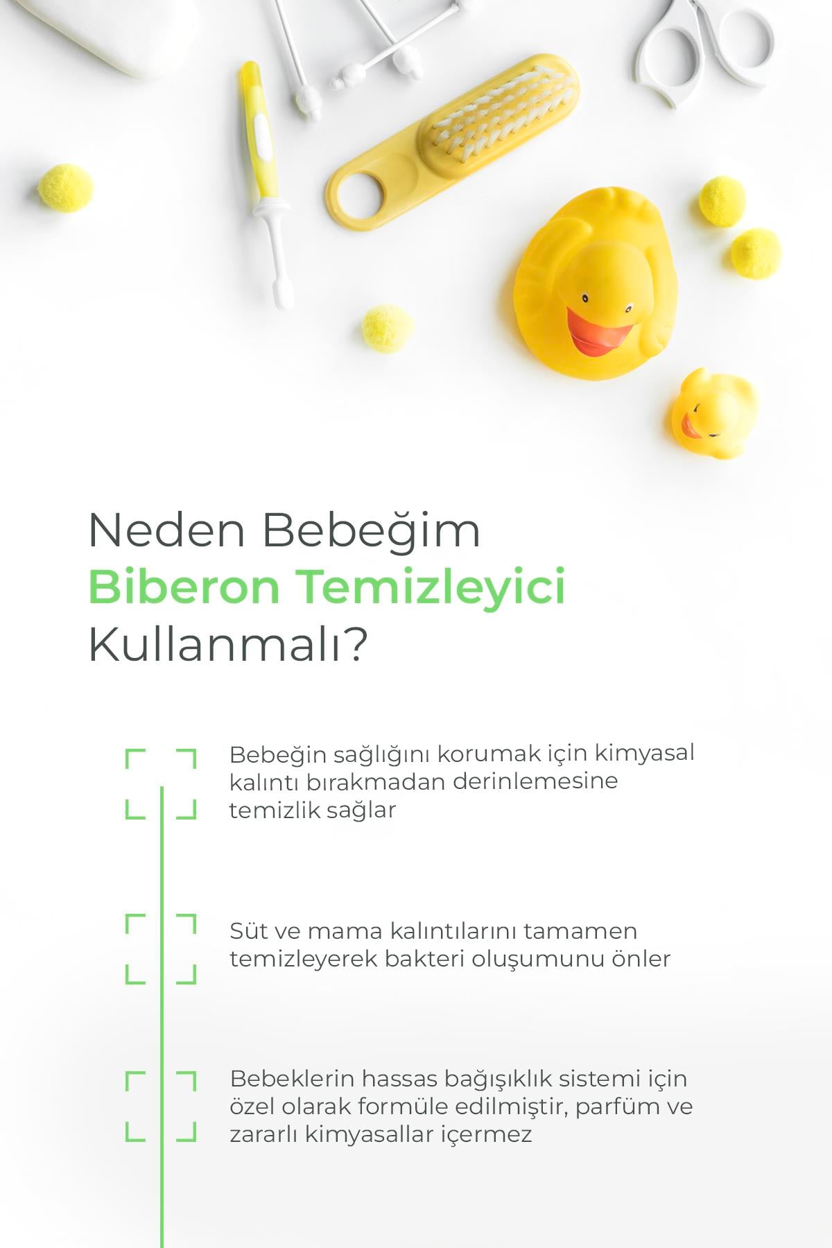 Bebek Biberon Temizleyici ve Bulaşık Detarjanı 300ML