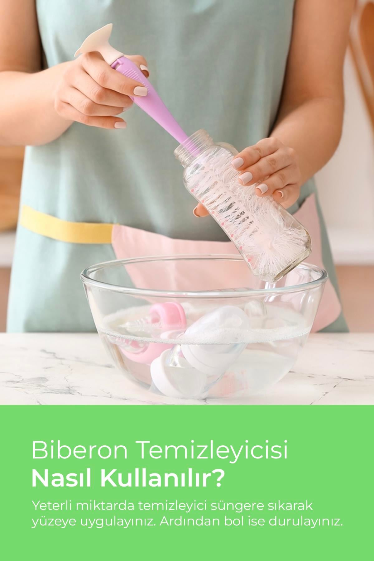 Bebek Biberon Temizleyici ve Bulaşık Detarjanı 300ML