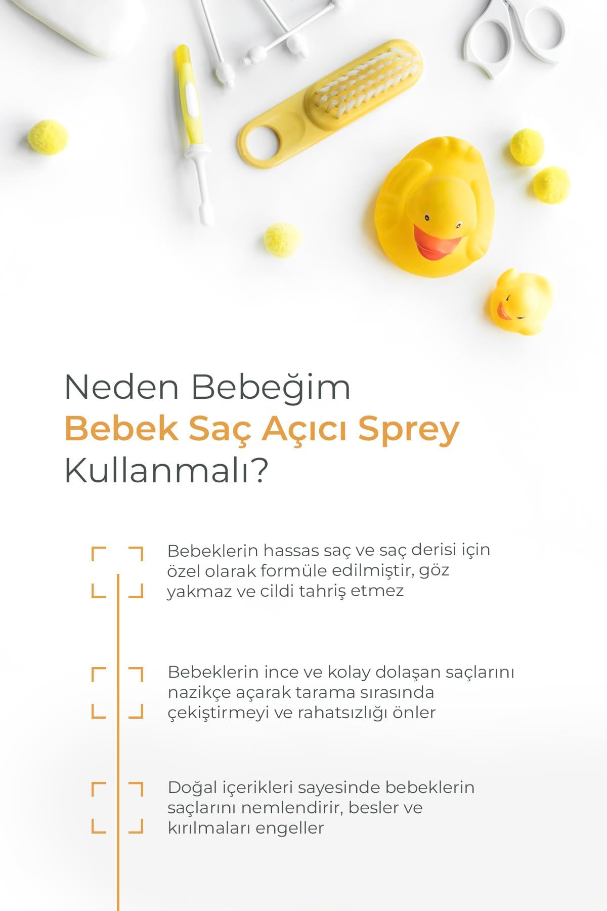 Bebek Saç Açıcı Sprey 300ML