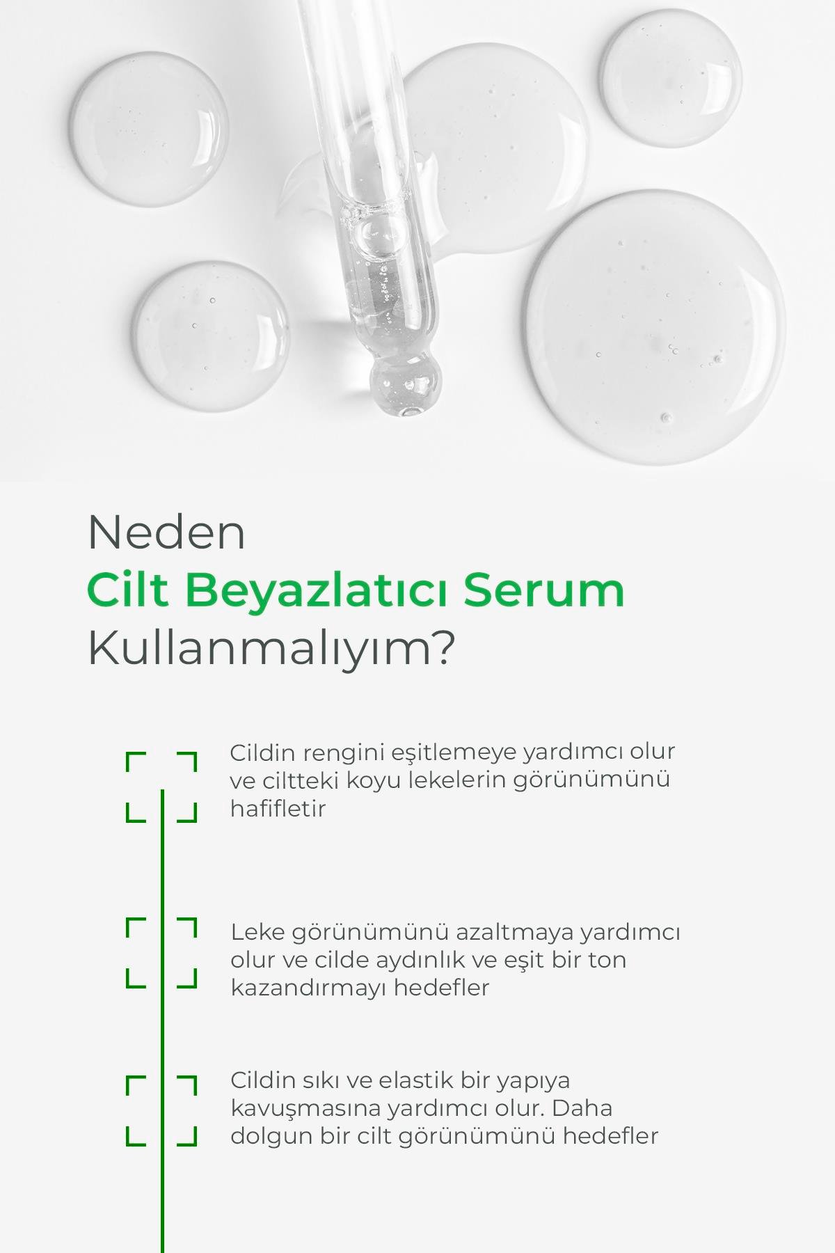 Cilt Beyazlatıcı  ve Leke Karşıtı Serum 30ML