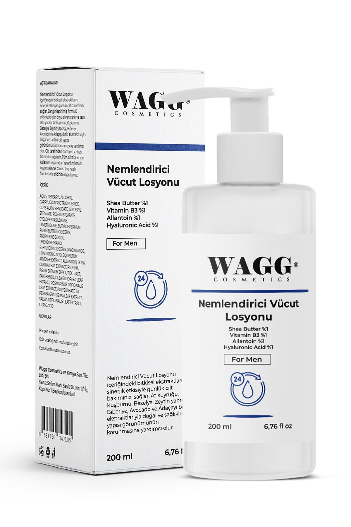 Nemlendirici Vucüt Losyonu For Men 200ML