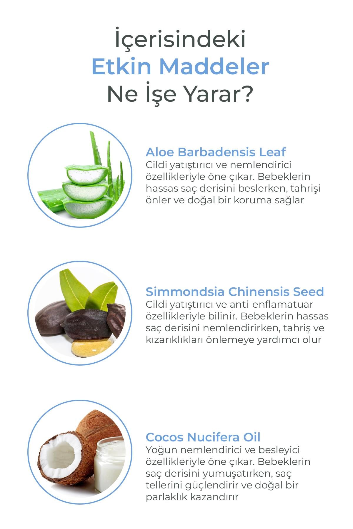 Organik Bebek Saç Kremi 300ML
