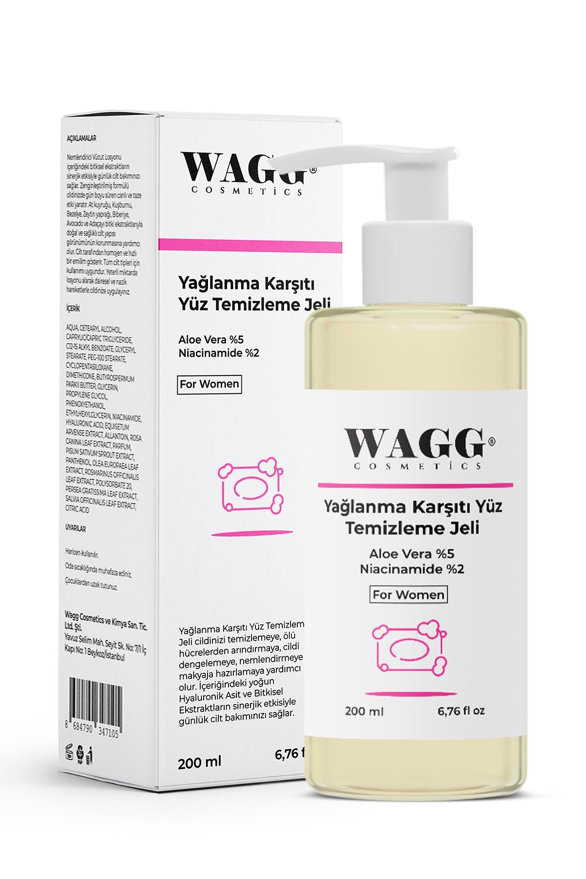 Yağlanma Karşıtı Yüz Temizleme Jeli 200ML