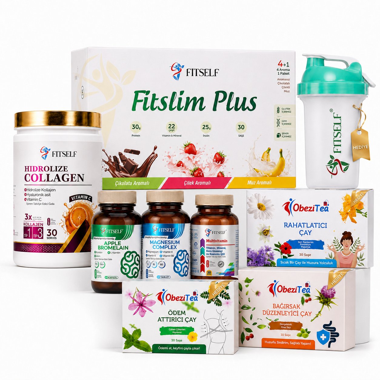 Bariatrik Paket 2 (Çay ve Shaker Hediyeli)