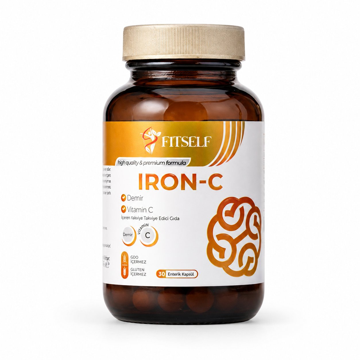 Fitself – Iron-C (Demir & Vitamin C İçeren Takviye Edici Gıda) – 30 Tablet