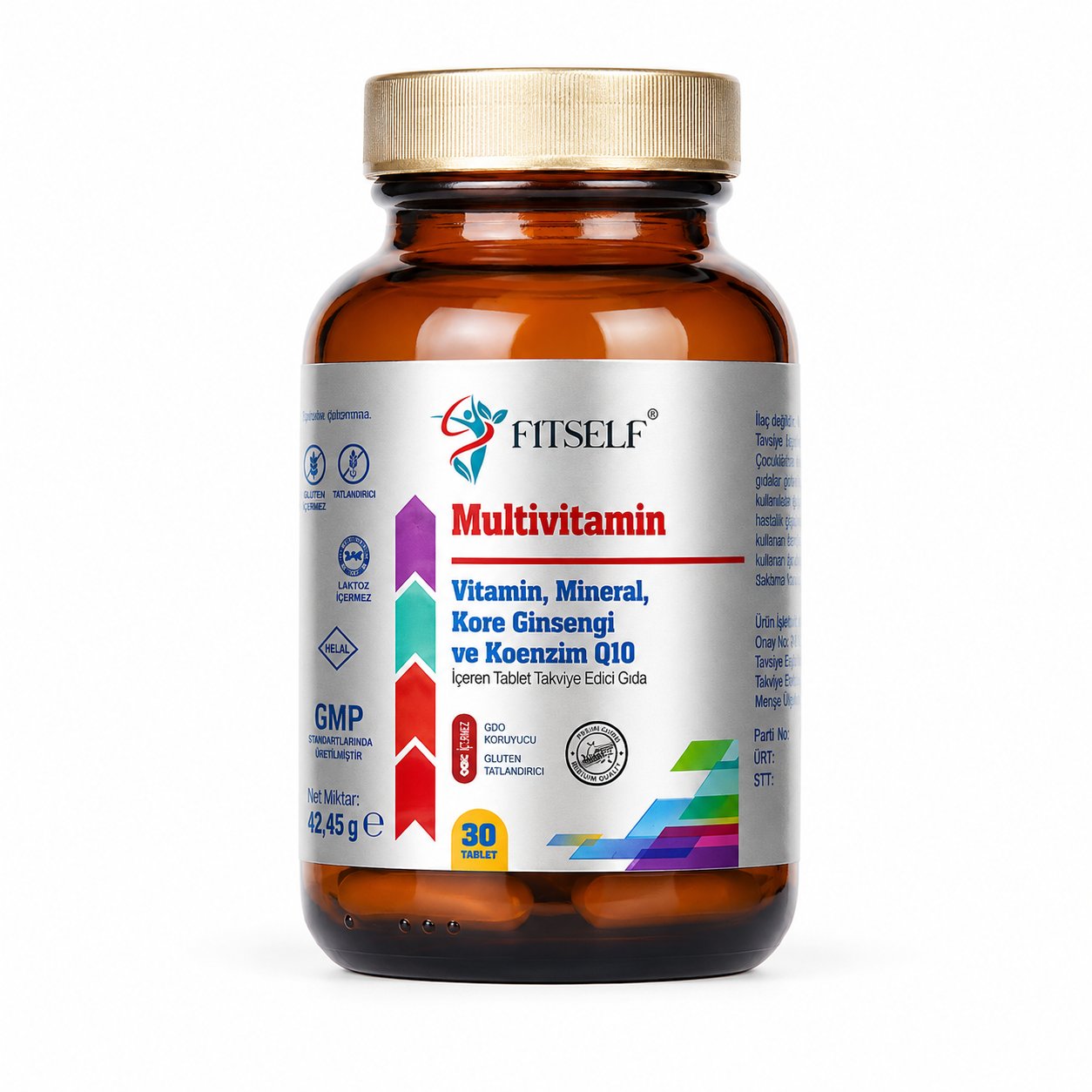 Fitself – Multivitamin Kompleks (Kore Ginsengi & Koenzim Q10) 30 Tablet