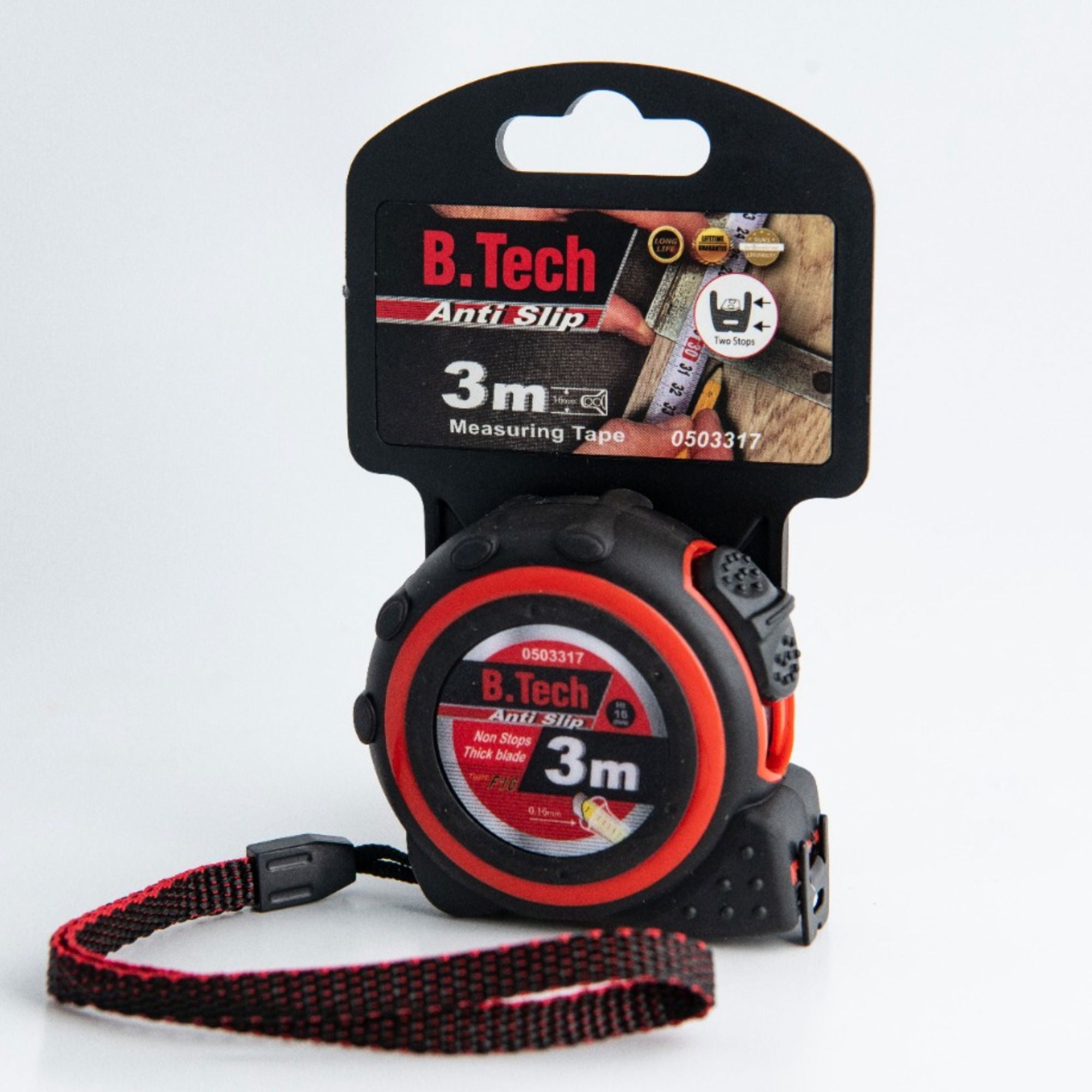 B-TechB-Tech Prof. Muhafazalı Şerit Metre 3X16 Mm-(12 Adet)192.02.0316