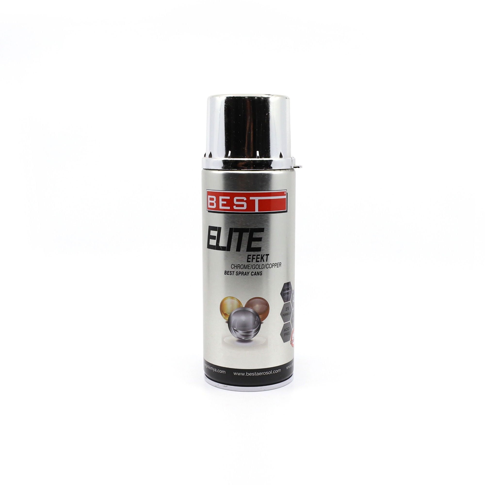 BESTBest Efekt Sprey Boya 400 Ml Krom-(12 Adet)102.12.EF01
