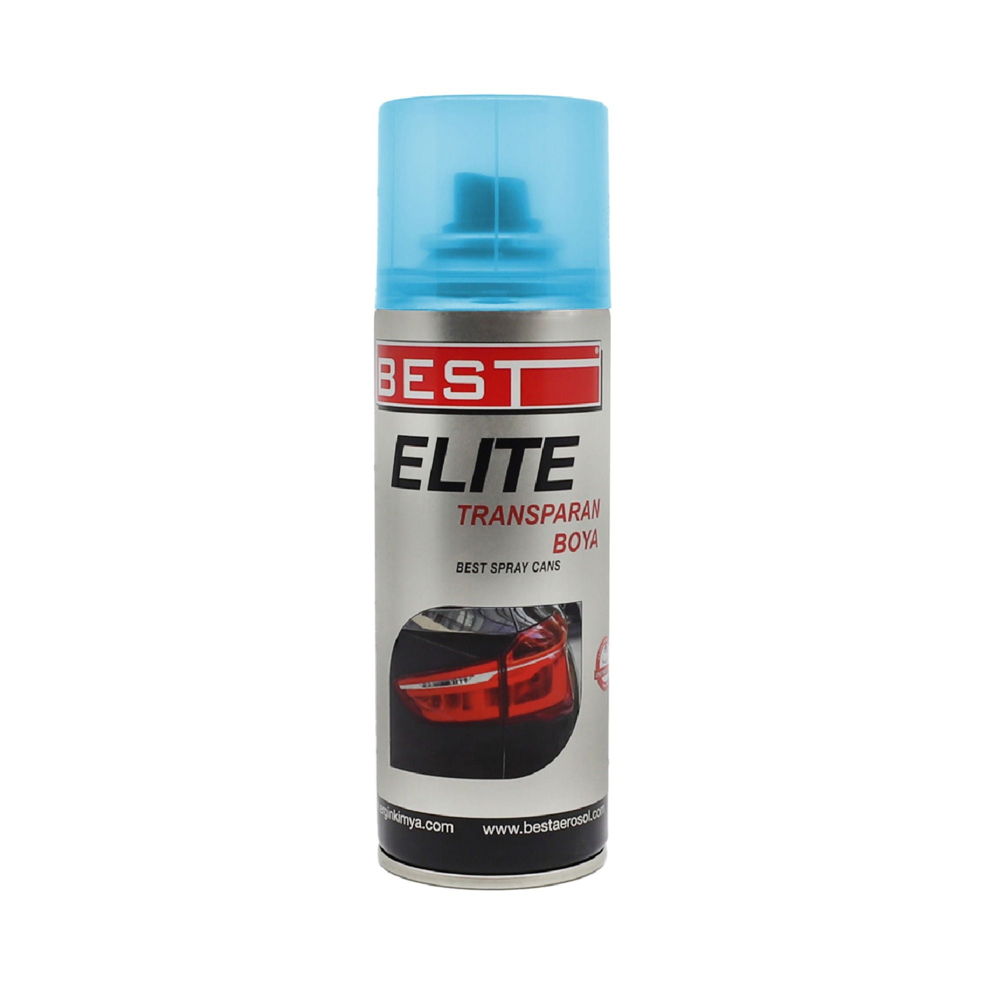 BESTBest Elite Transparan Far Boyası 200 Ml Mavi-(10 Adet)102.15.TP02