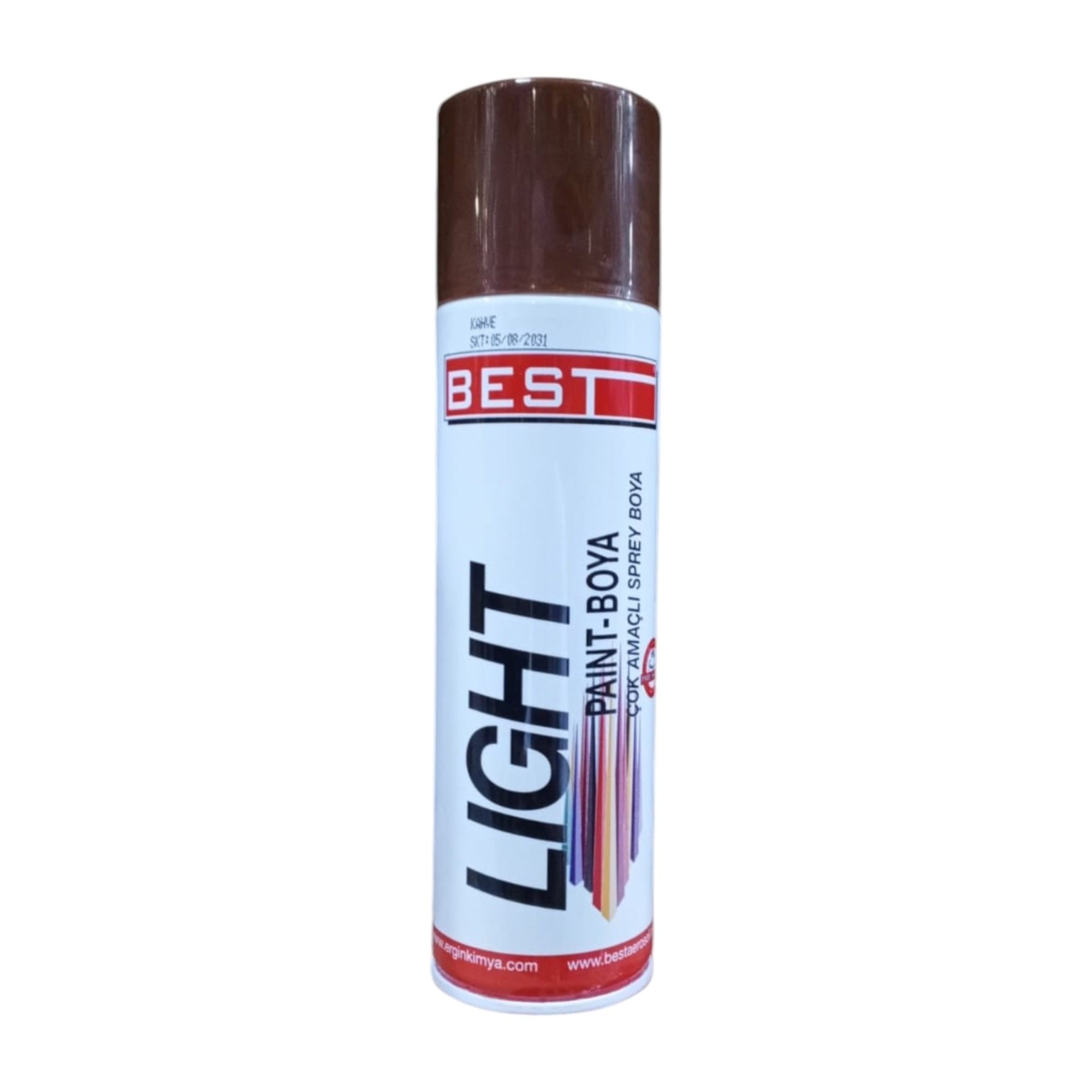 BESTBest Lıght Sprey Boya 250 Ml Kahve-(10 Adet)102.03.250KH