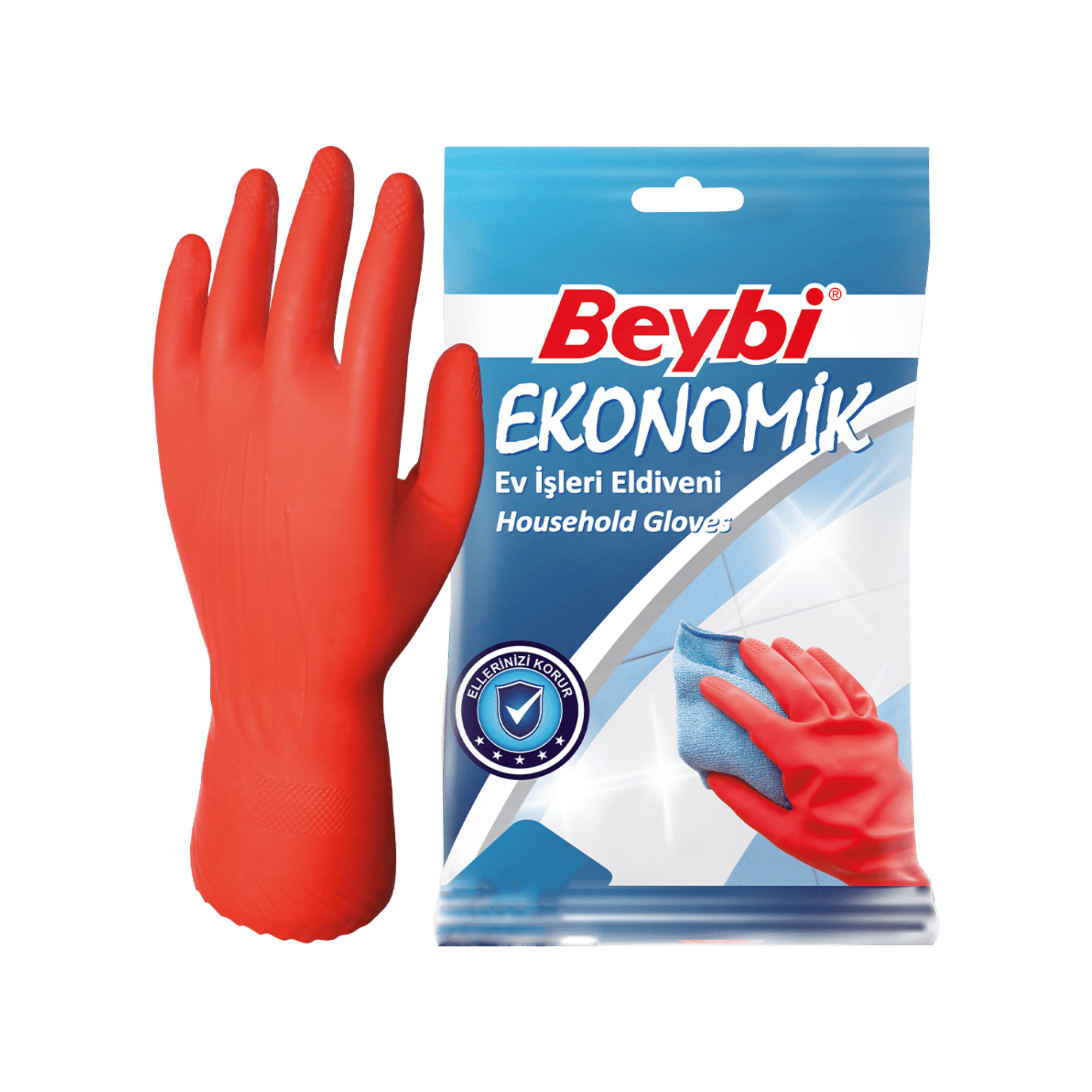 BeybiBeybi Eko Lastik Eldiven-(200 Çift) No:9-9.5150.01.EKO3