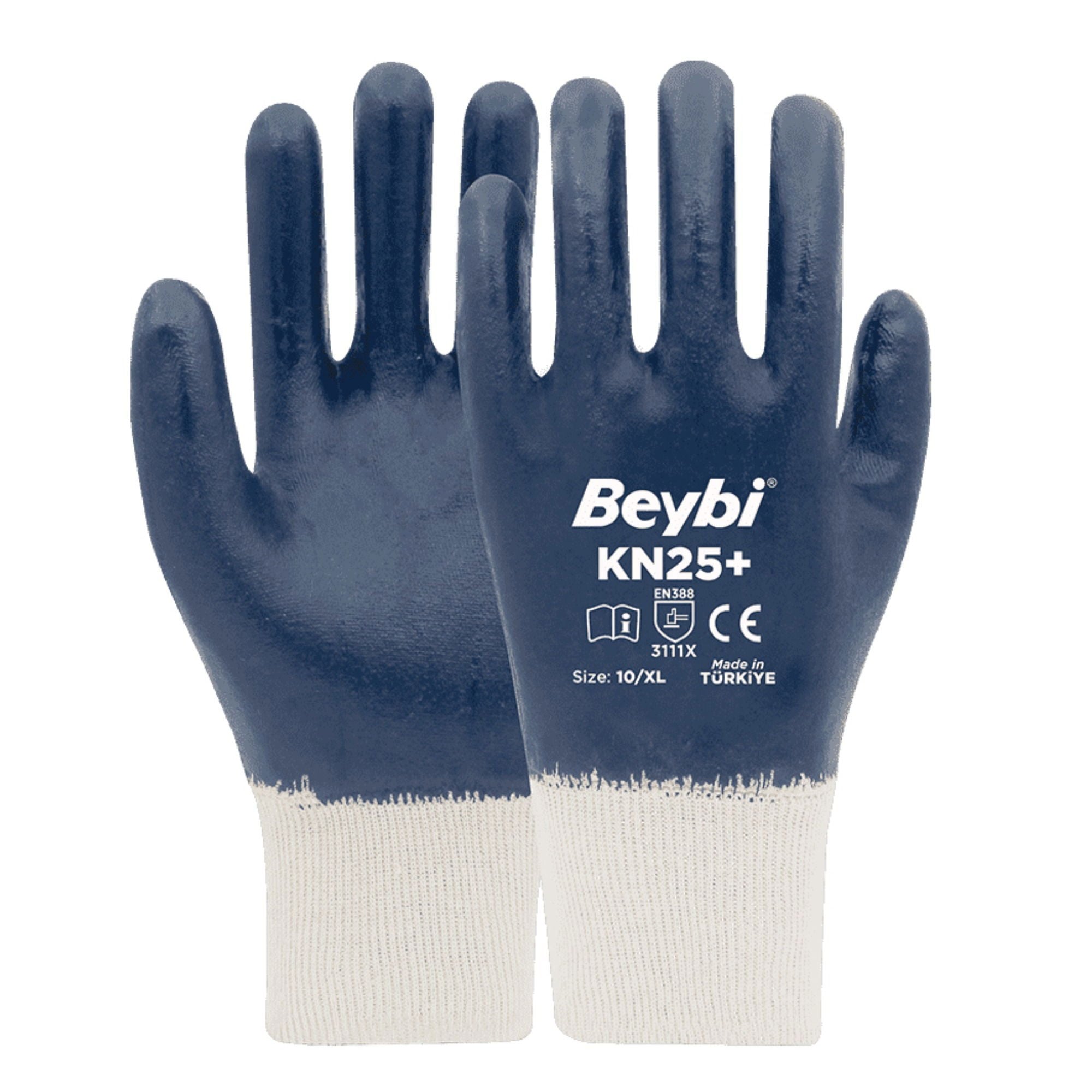 BeybiBeybi Kn25+(plus) Nitril Eldiven Lacivert-(288 Çift)150.14.PL10