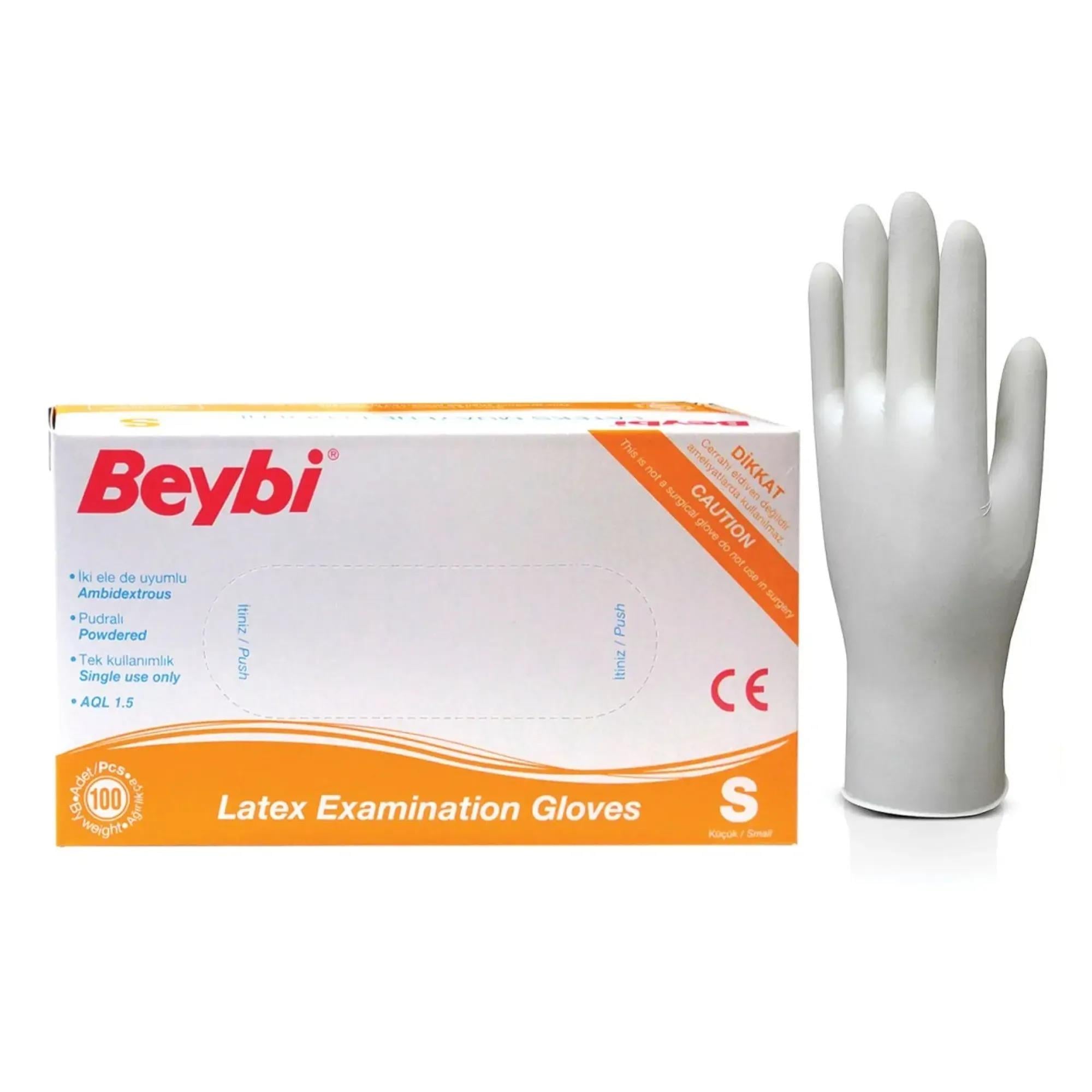BeybiBeybi Pudralı Muayene Eldiveni S (10 Paket)150.15.MU01