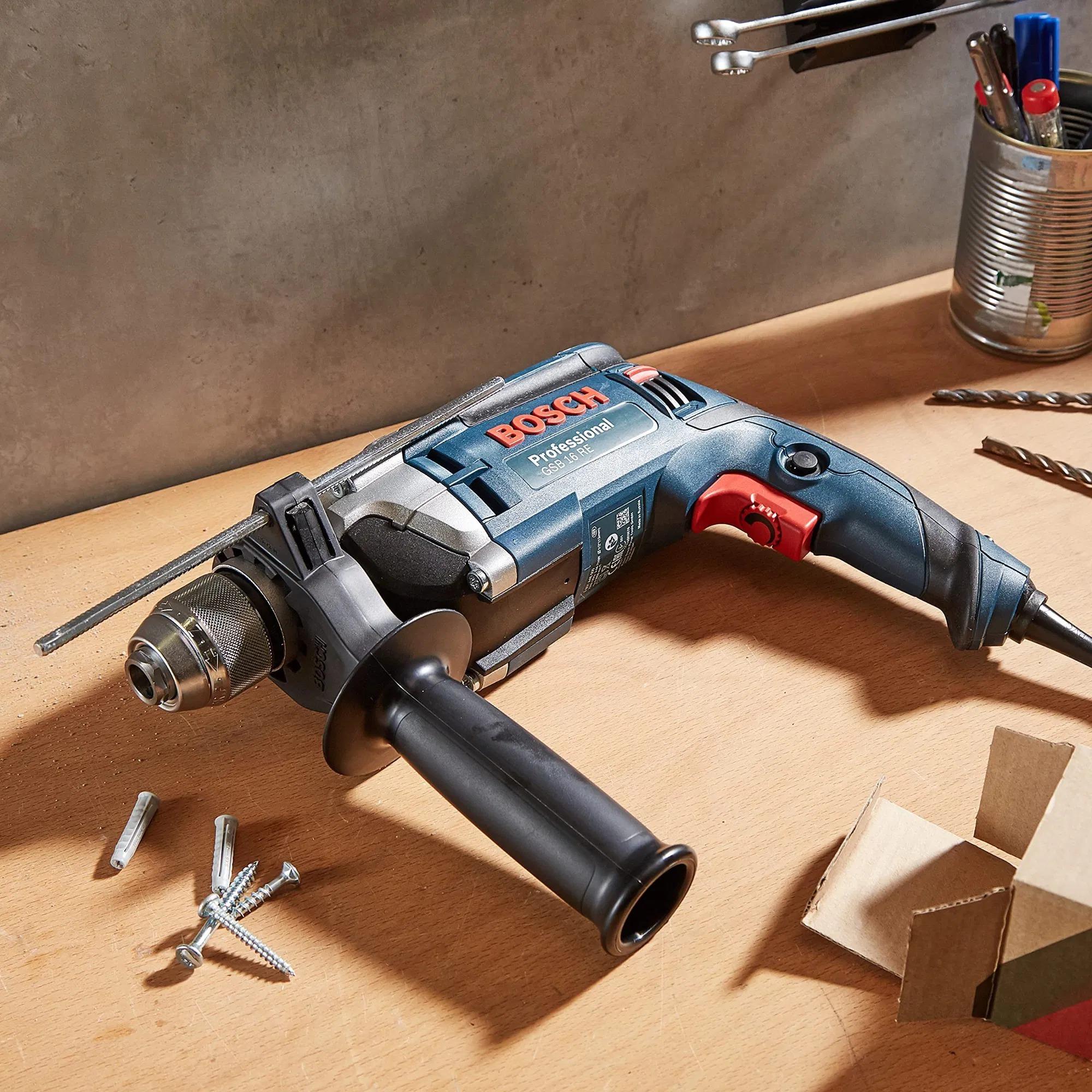 Bosch Darbeli Matkap 750W GSB 16 RE - Güçlü ve ProfesyonelBoschBosch Darbeli Matkap 750W Gsb16Re 263.01.GSB3