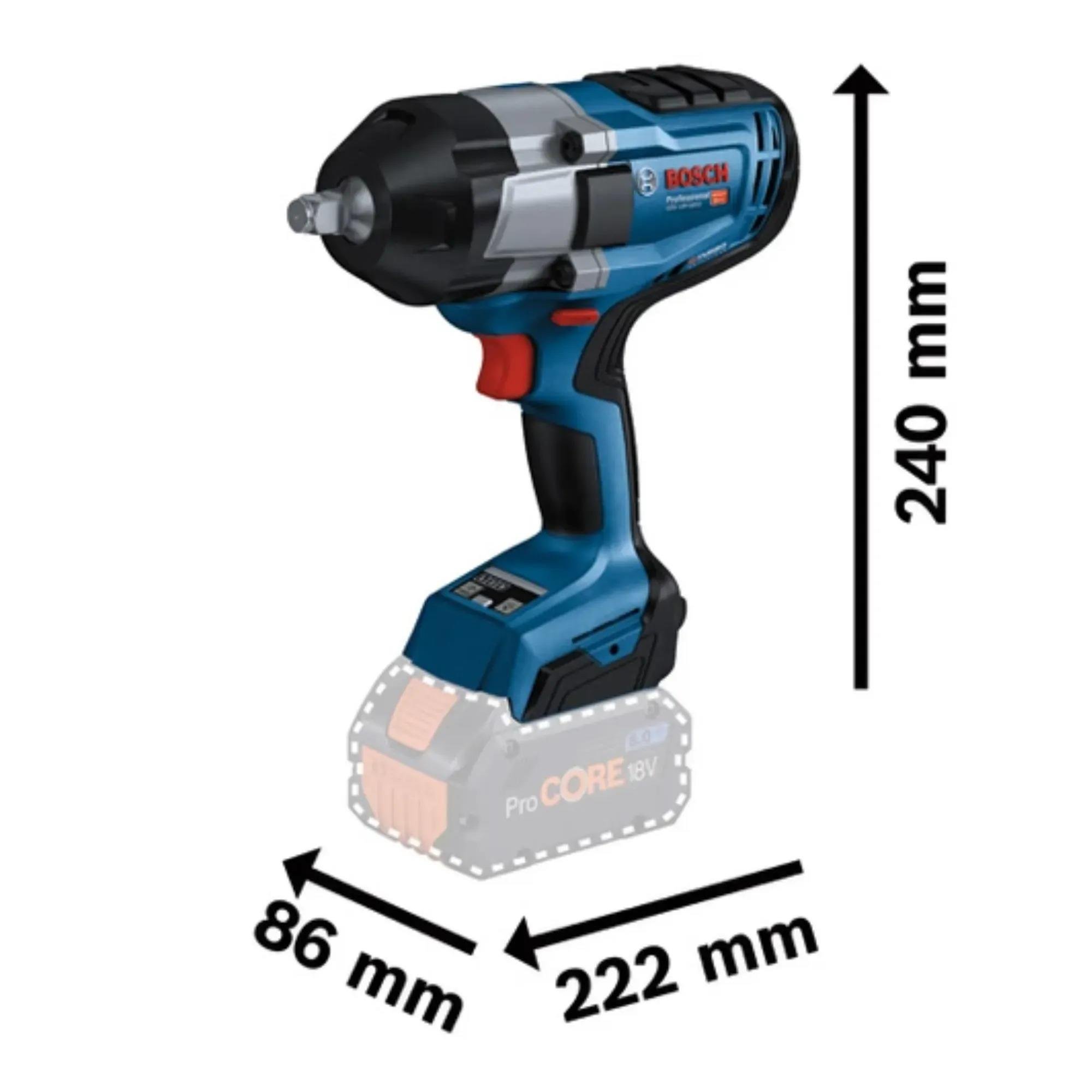 Bosch Darbeli Somun Sıkma GDS 18V-1000 - Yüksek Torklu Akülü Somun SıkmaBoschBosch Darbeli Somun Sıkma Gds18V-1000 263.03.SS24
