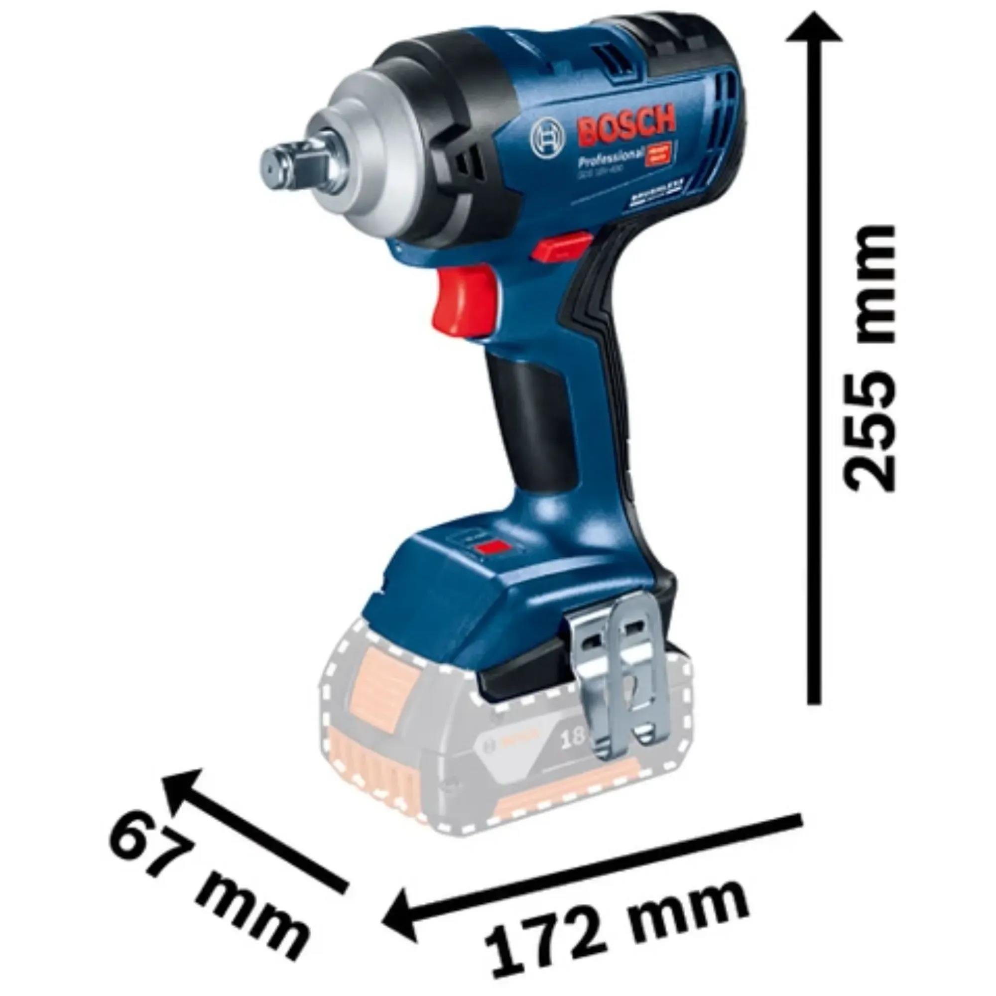  Bosch Darbeli Somun Sıkma GDS 18V-400 - Dengeli Güç ve Kullanım KolaylığıBoschBosch Darbeli Somun Sıkma Gds18V-400 263.03.SS23