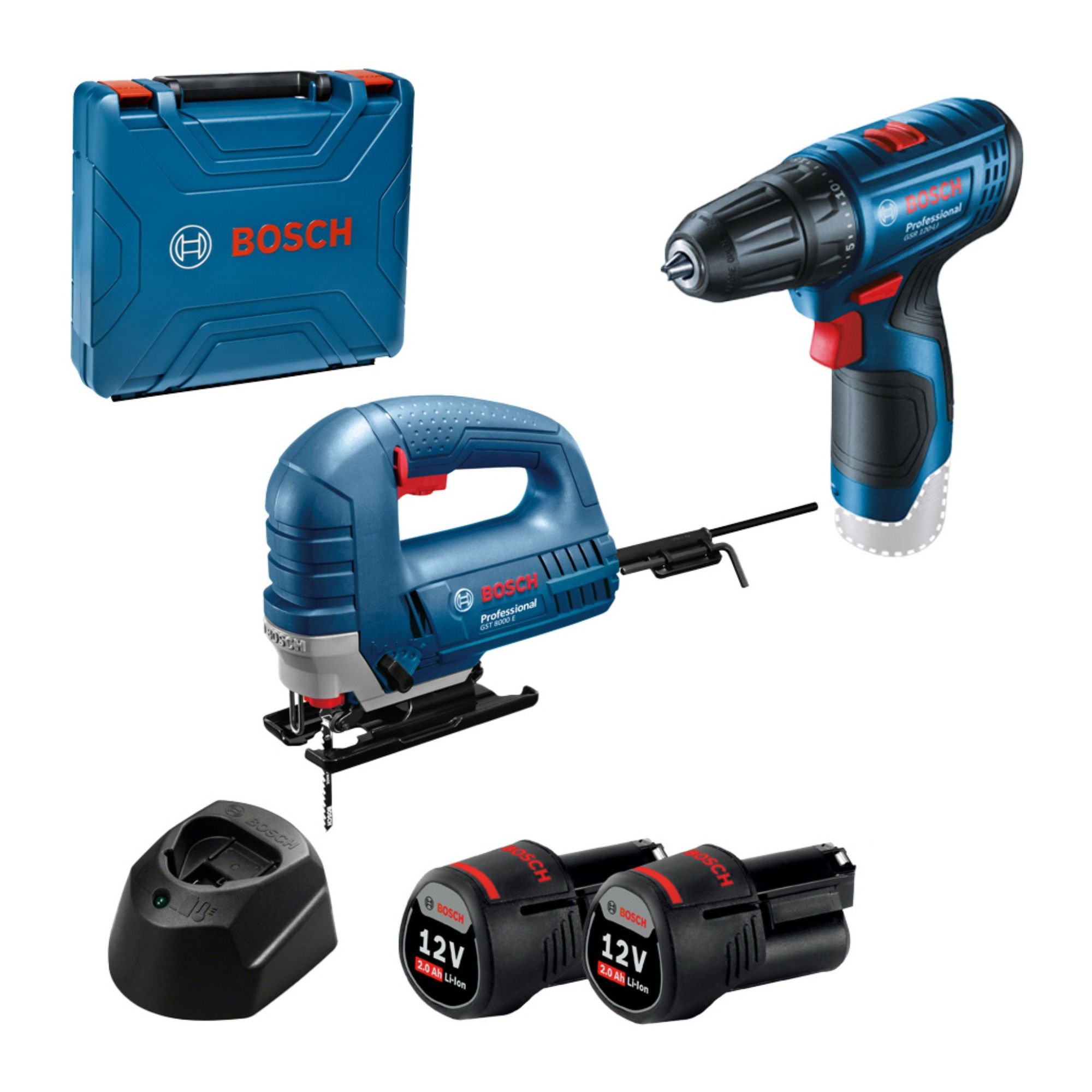 Bosch.Bosch Dekupaj Gst8000E+Akülü Vidalama Gsr120Lı Set263.08.ST01