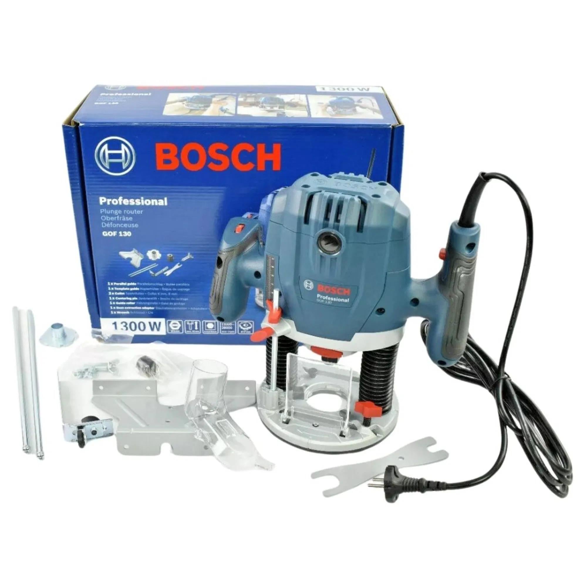 Bosch GOF130 Freze Makinesi 1300 Watt - Hassas ve GüçlüBoschBosch Freze Makinesi 1300W Gof130 263.04.FM01