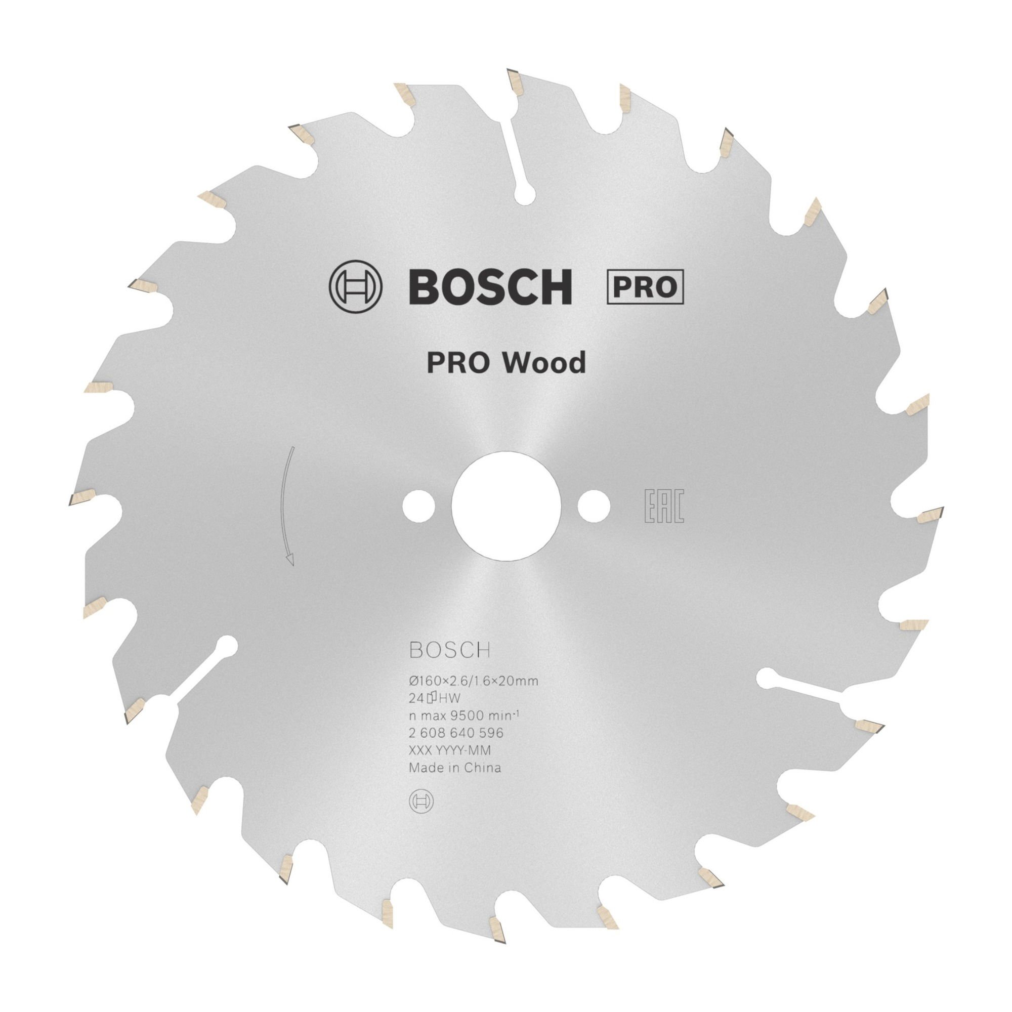 Bosch.Bosch Pro Opw Sunta Kesme 160/24 Diş -(10'lu Paket)263.04.ST24
