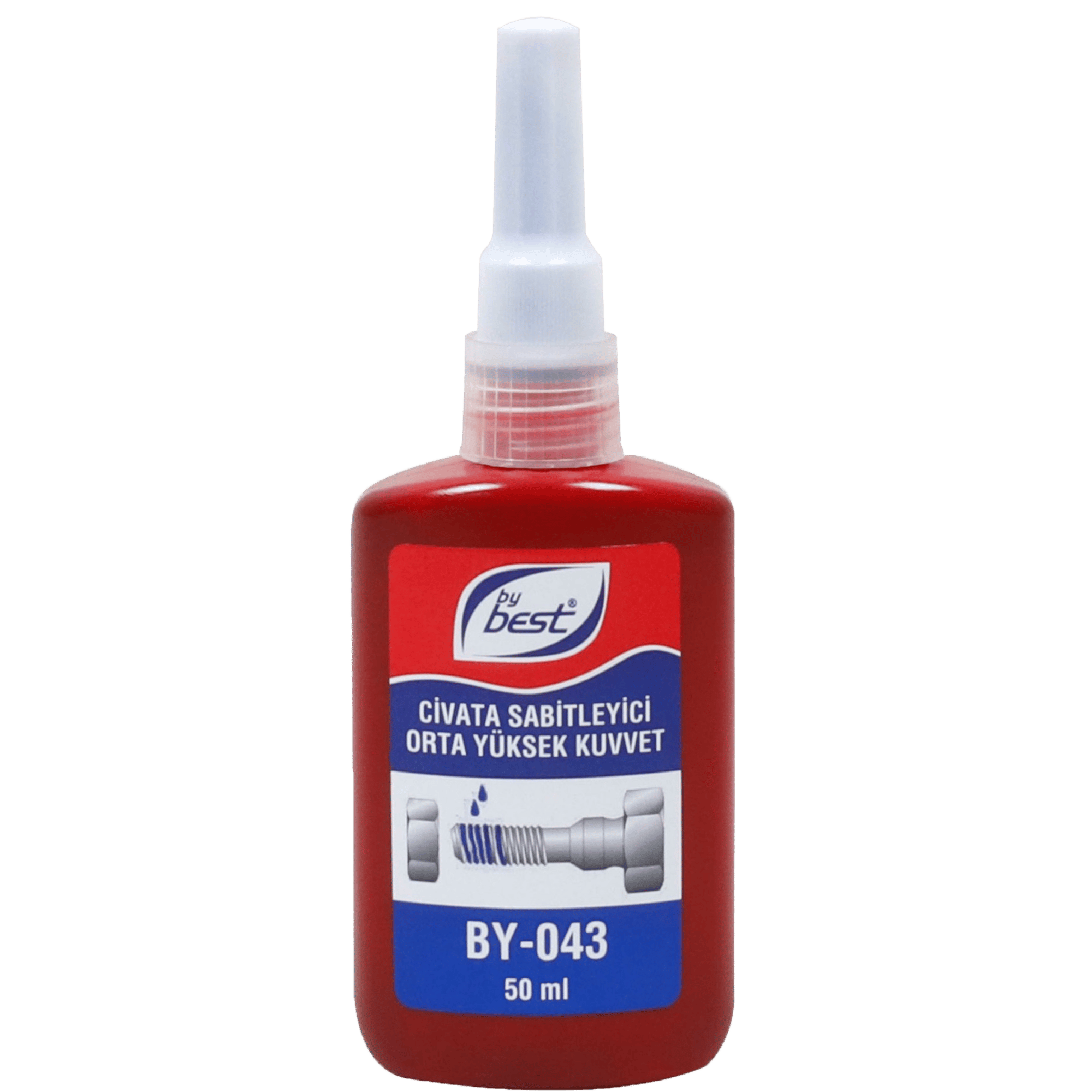 ByBestBy043 Orta Yüksek Kuvvet Civata Sabitleyici 50 Ml-(6 Adet)102.70.B043
