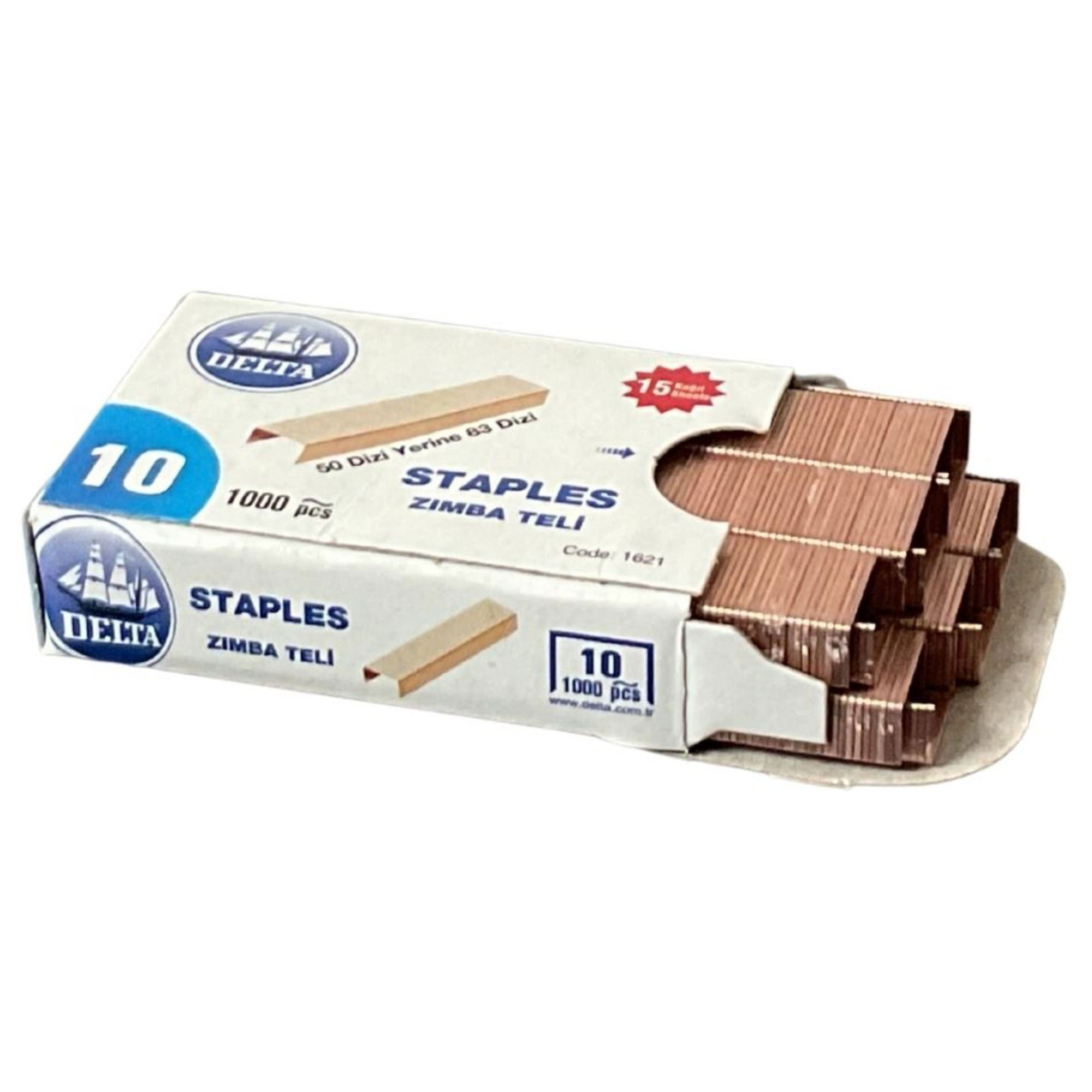 DeltaDelta Ofis Zımba Teli No:10 (10 Lu)-(25 Paket)188.05.2461