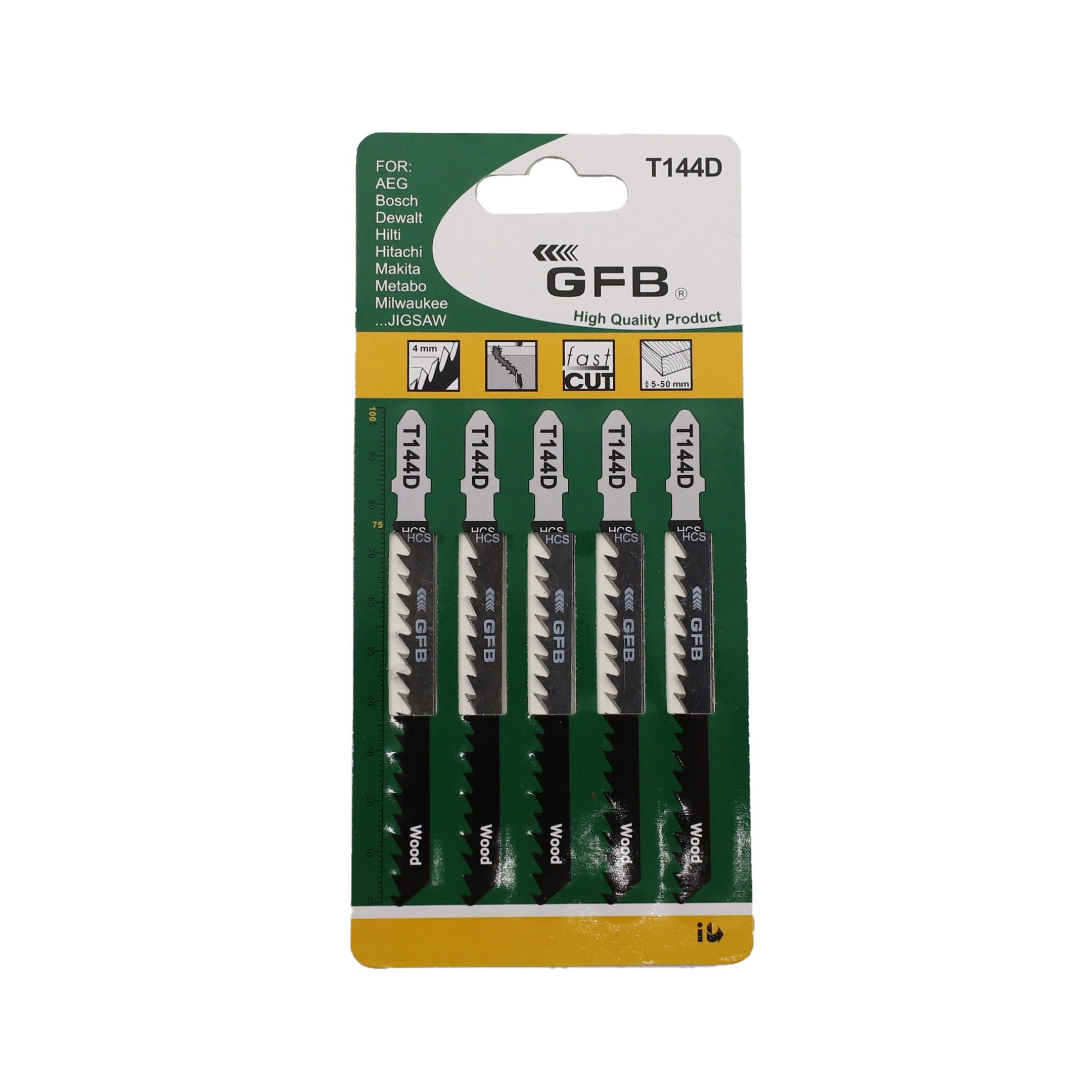 GfbGfb Ahşap Dekupaj Ağzı (T144D) - 5'Li Paket199.03.T144