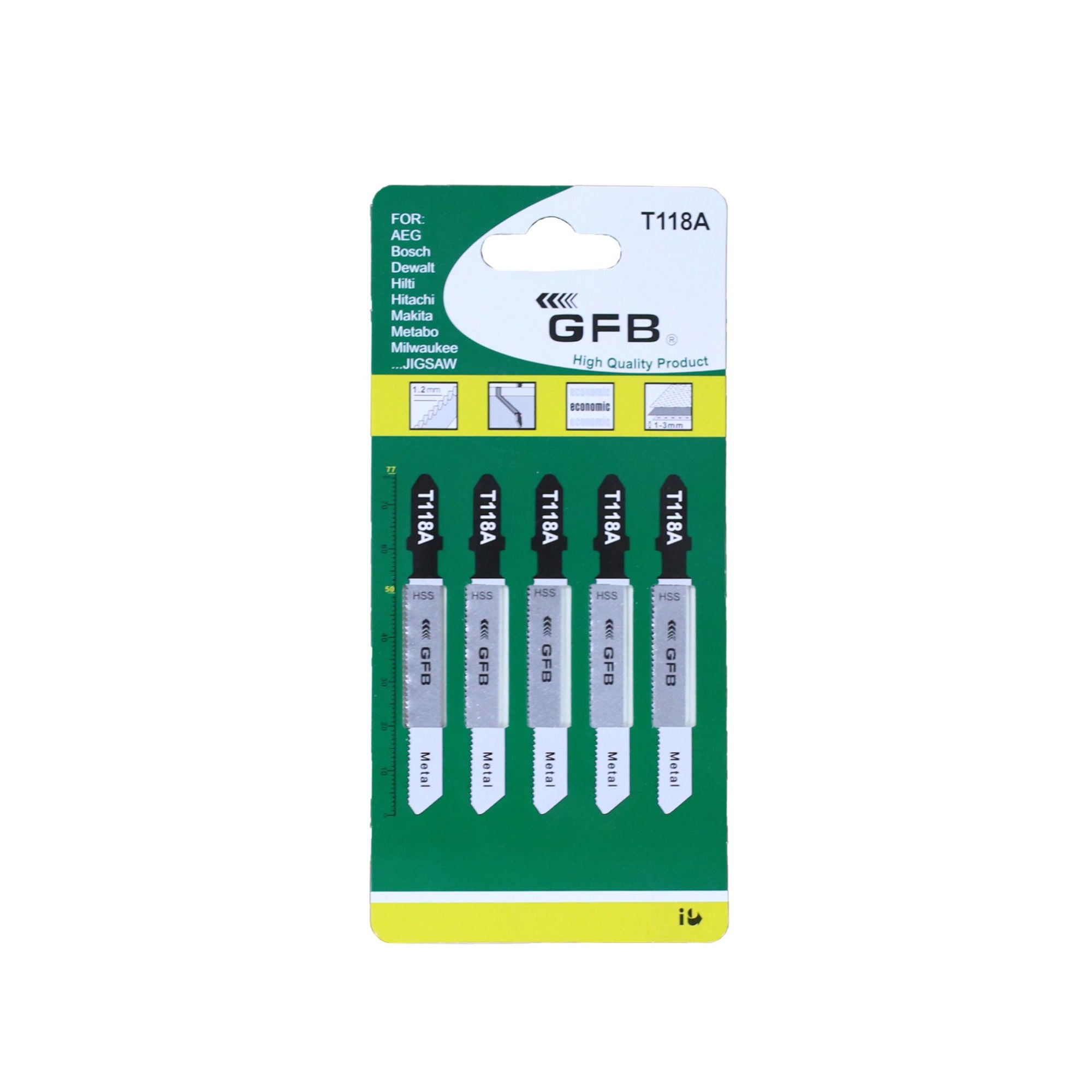 GfbGfb Metal Dekupaj Ağzı (T118A) - 5'Li Paket199.03.T118