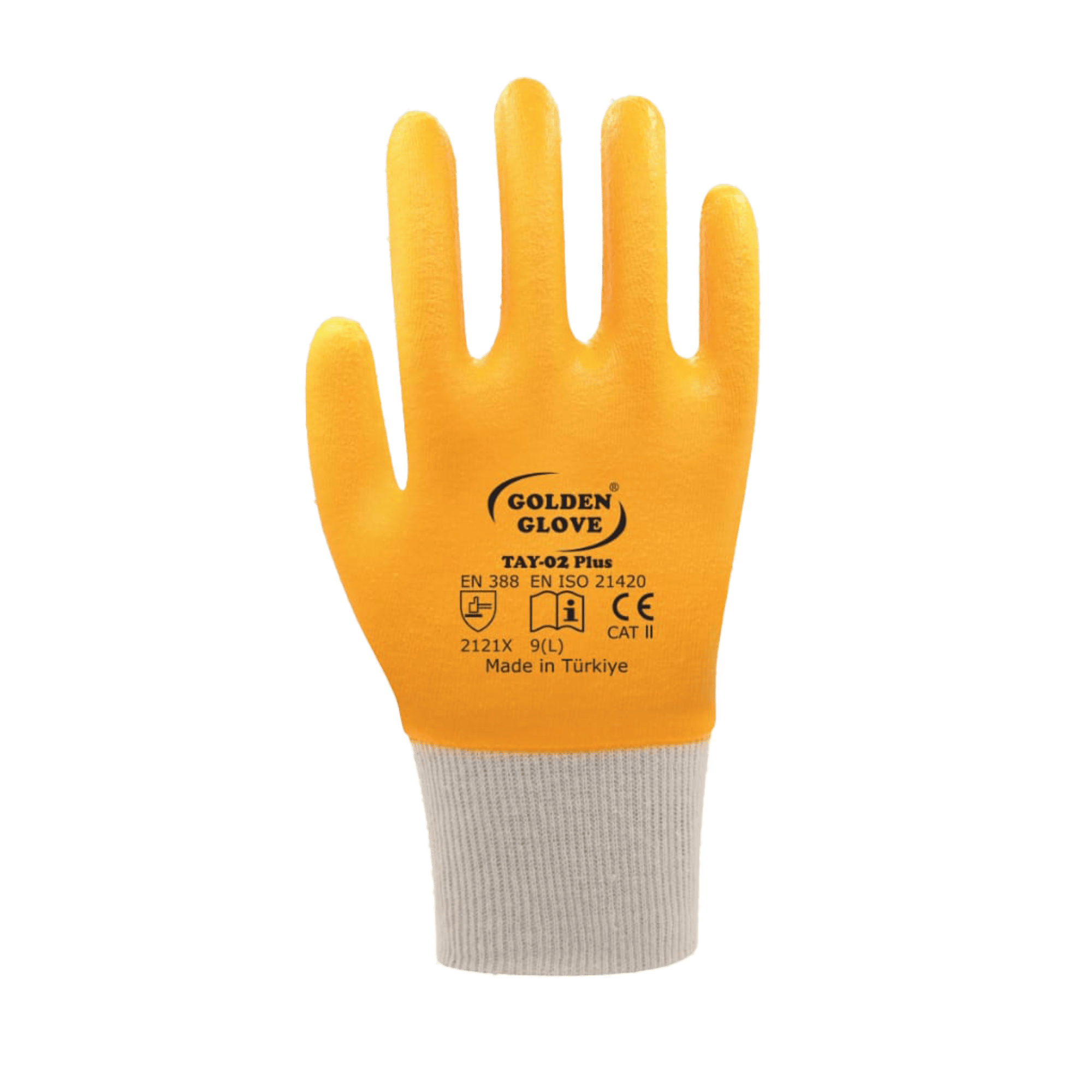 Golden GloveGolden Glove Tay-02+plus Nitril Eldiven Sarı-(288 Çift) No:10304.03.NE10