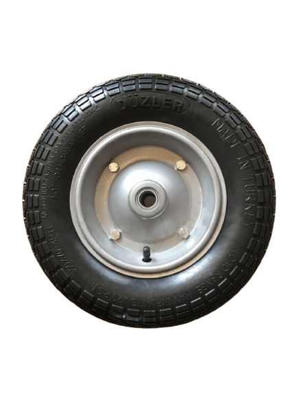 Toolora.com.tr'de en kaliteli havalı el arabası tekerleri arasından 350x70 mm ölçülerinde DÜZLER rulmanlı siyah teker 4 RP seçenekleriyle işlerinizi kolaylaştırabilirsiniz. Kaliteli ve dayanıklı teker seçenekleri için hemen incelemeye başlayın.Düzler ÇelikHavalı Rulmanlı El Arabası Tekeri--5'li PaketHAVALIRUL