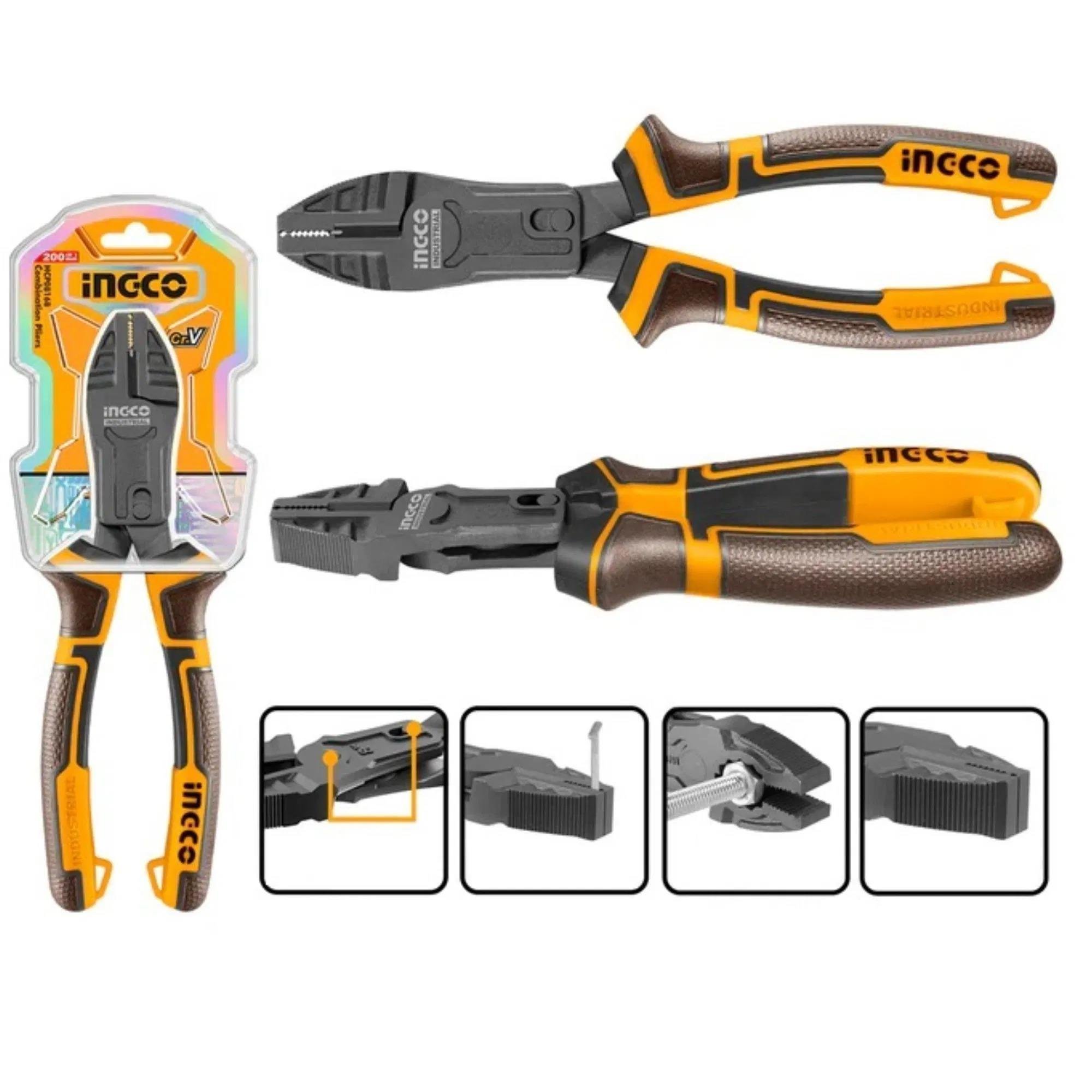 KombinePense İngco Hccp58240 Profesyonel Kombine Pense 240 Mm-(6'lı Paket)İngco.İngco Hccp58240 Profesyonel Kombine Pense 240 Mm-(6'lı Paket)238.13.KP06