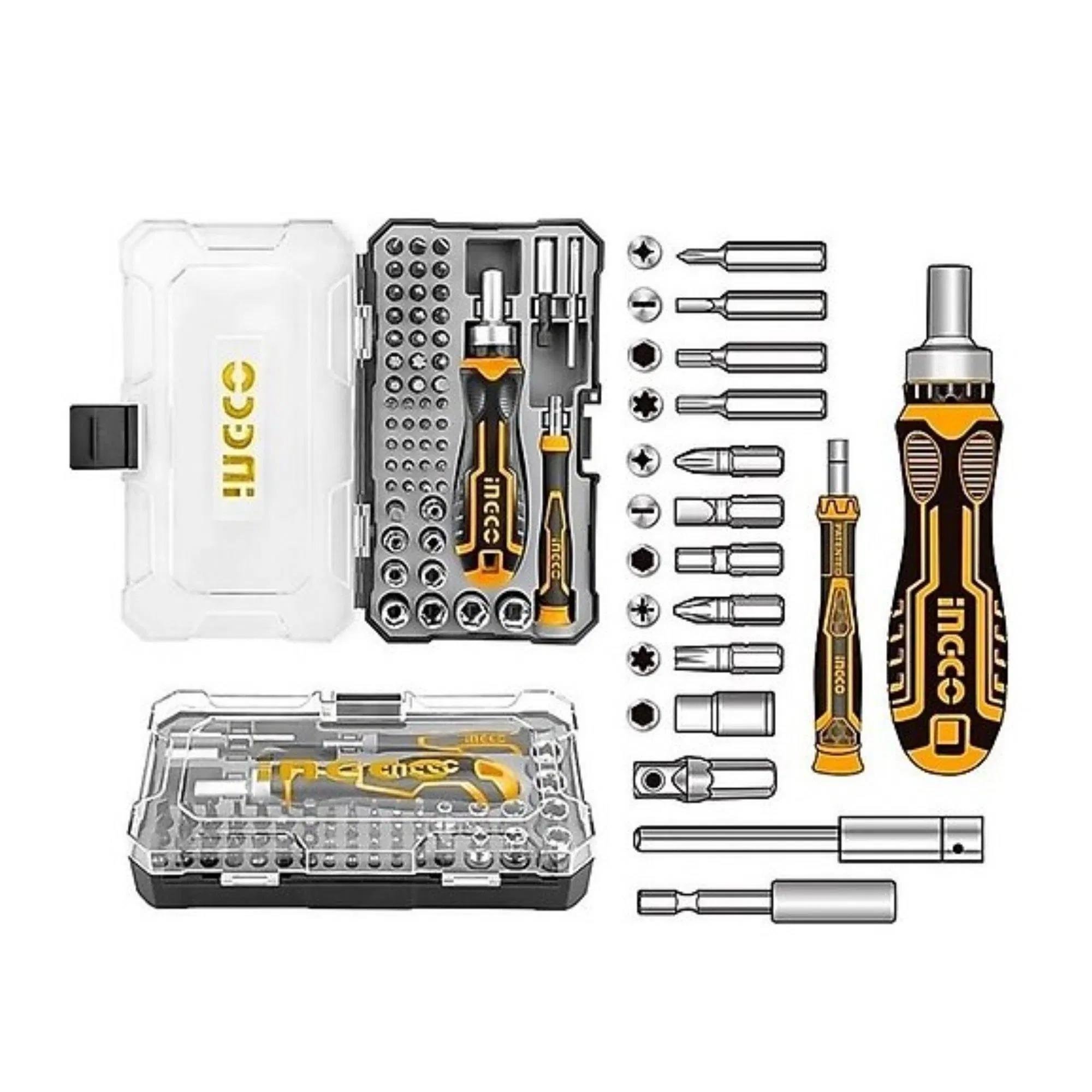 Ingco HKSDB0558 Bits Tornavida Seti (55 Adet) | Kapsamlı Vidalama Ucu Takımıİngcoİngco Hksdb0558 Bits Tornavida Seti 55 Adet238.05.0635
