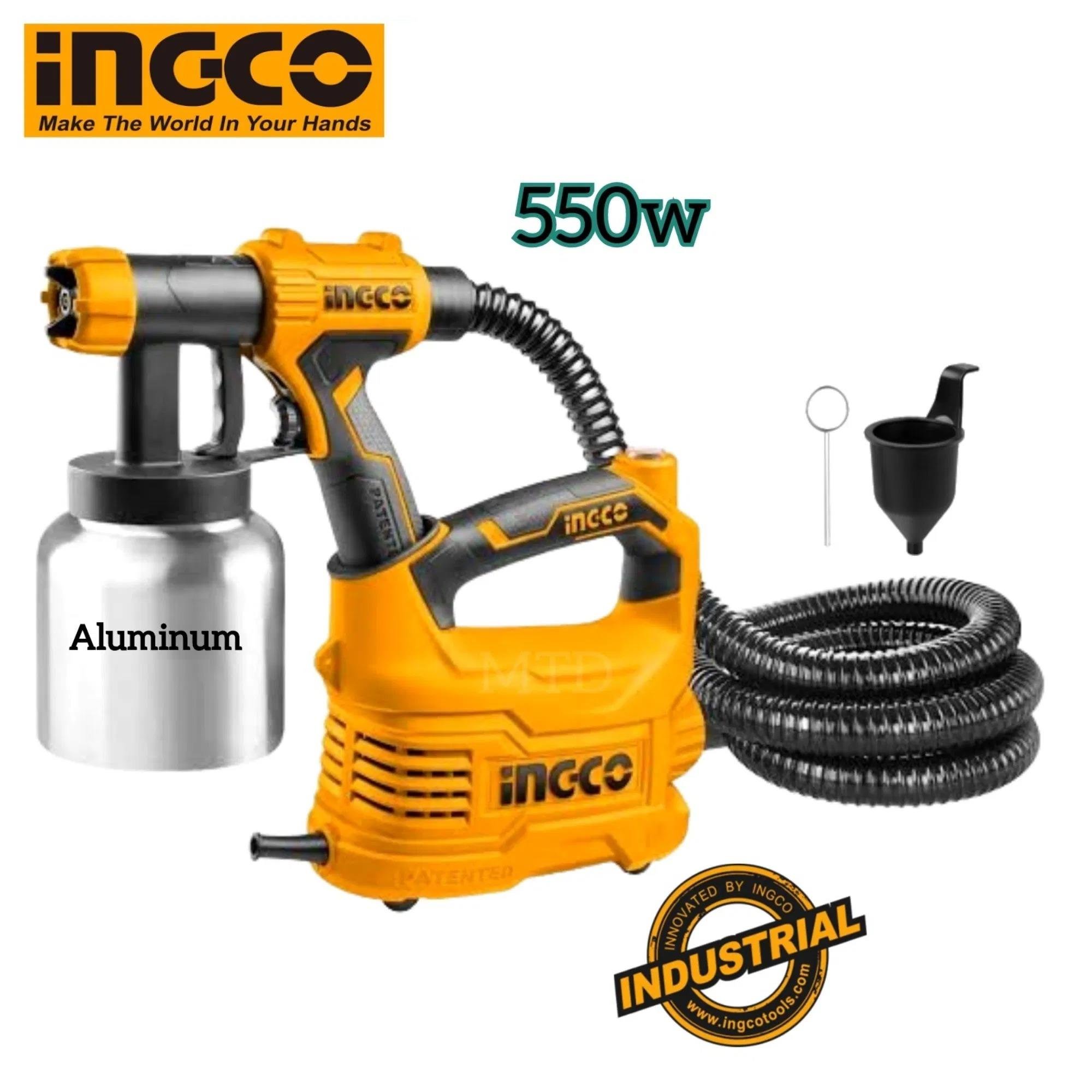 Ingco Elektrikli Boya Tabancası 550W SPG5008-2 - Kolay ve Hızlı Boyamaİngcoİngco Spg5008-2 Elektrikli Boya Tabancası 550W238.99.5008