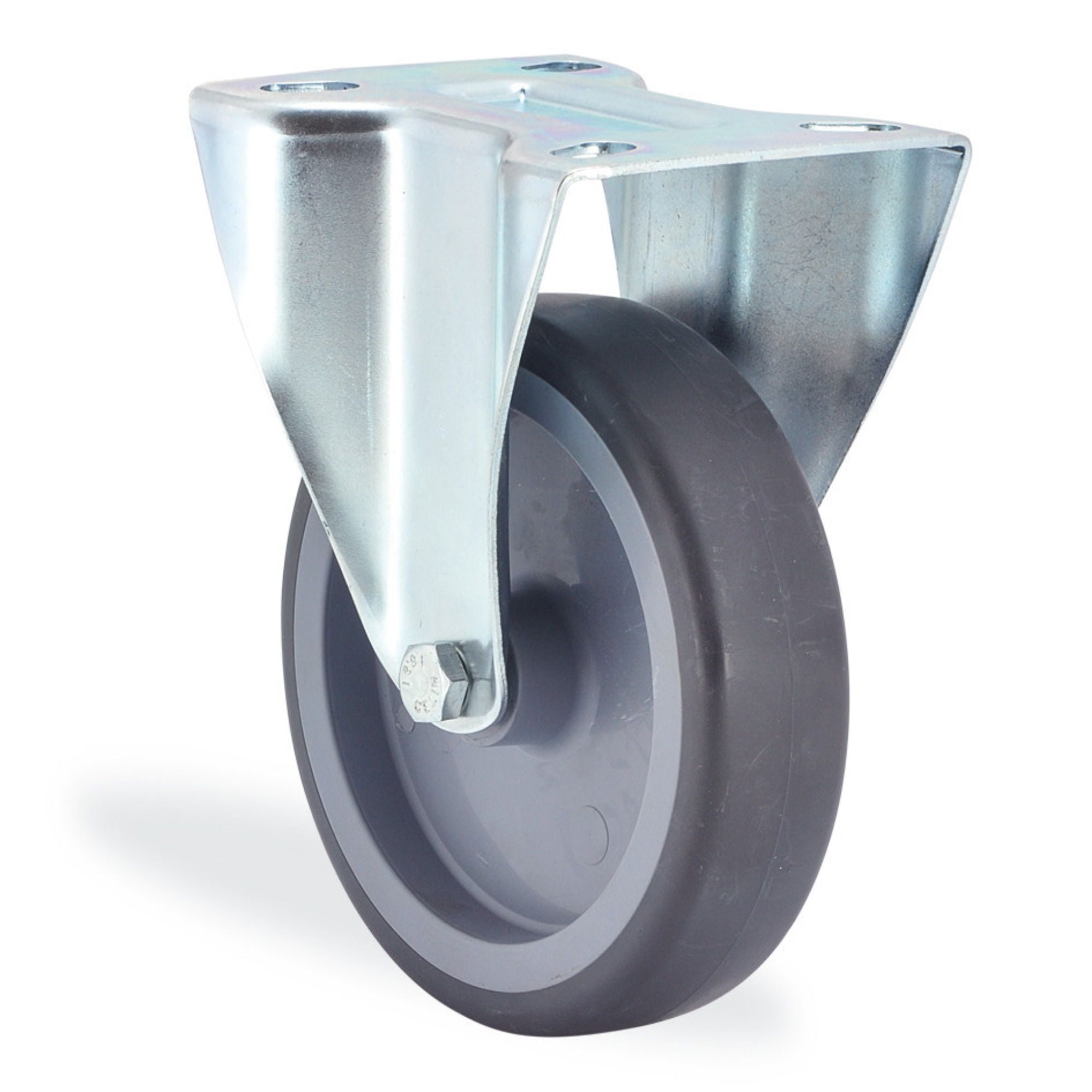 KamaKama Servis Tekeri Gri Sabit 100 Mm -(10 Adet)117.04.G100