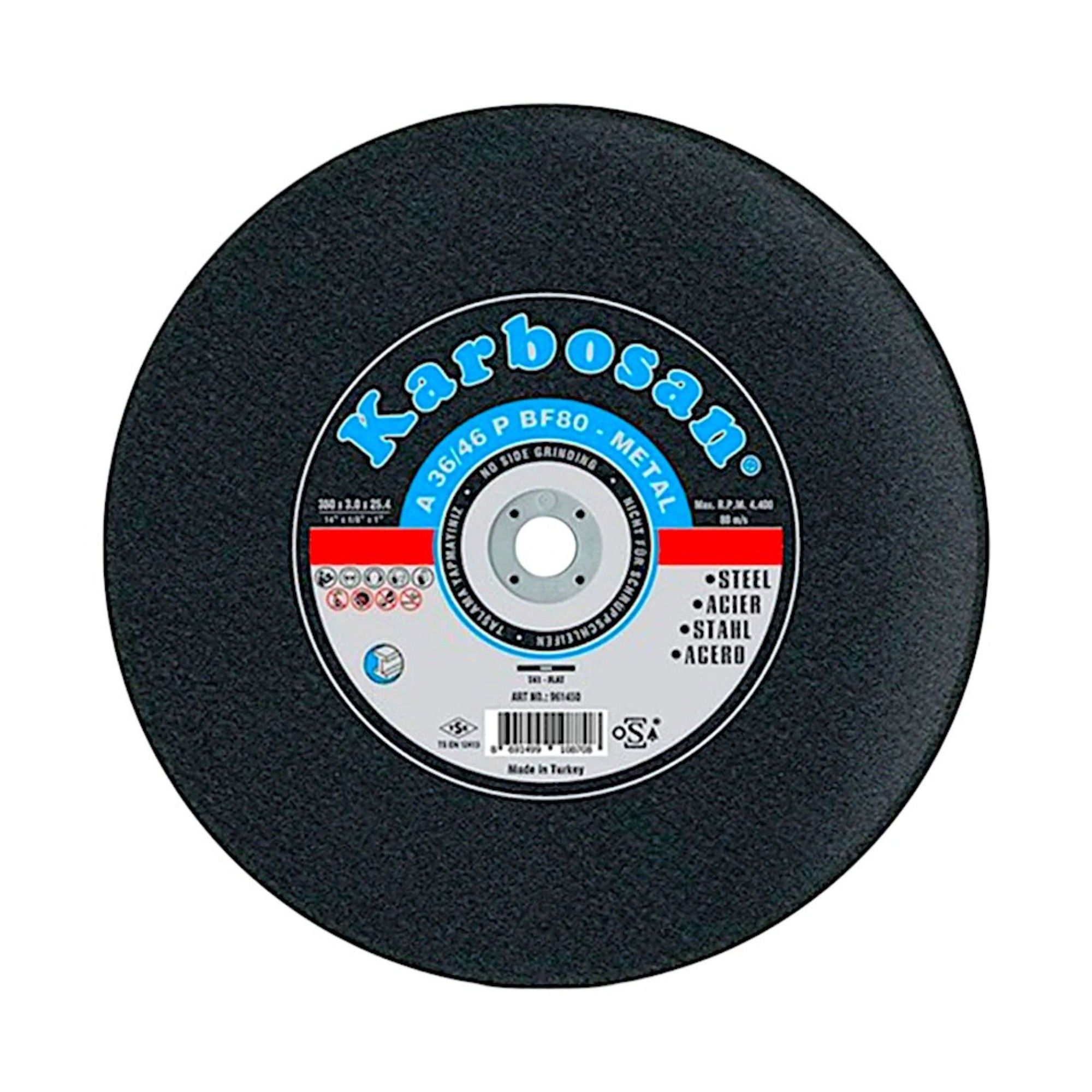 KarbosanKarbosan Nk Metal Kesme 350X3.5X25.4 -(10'lu Paket)155.01.NK07