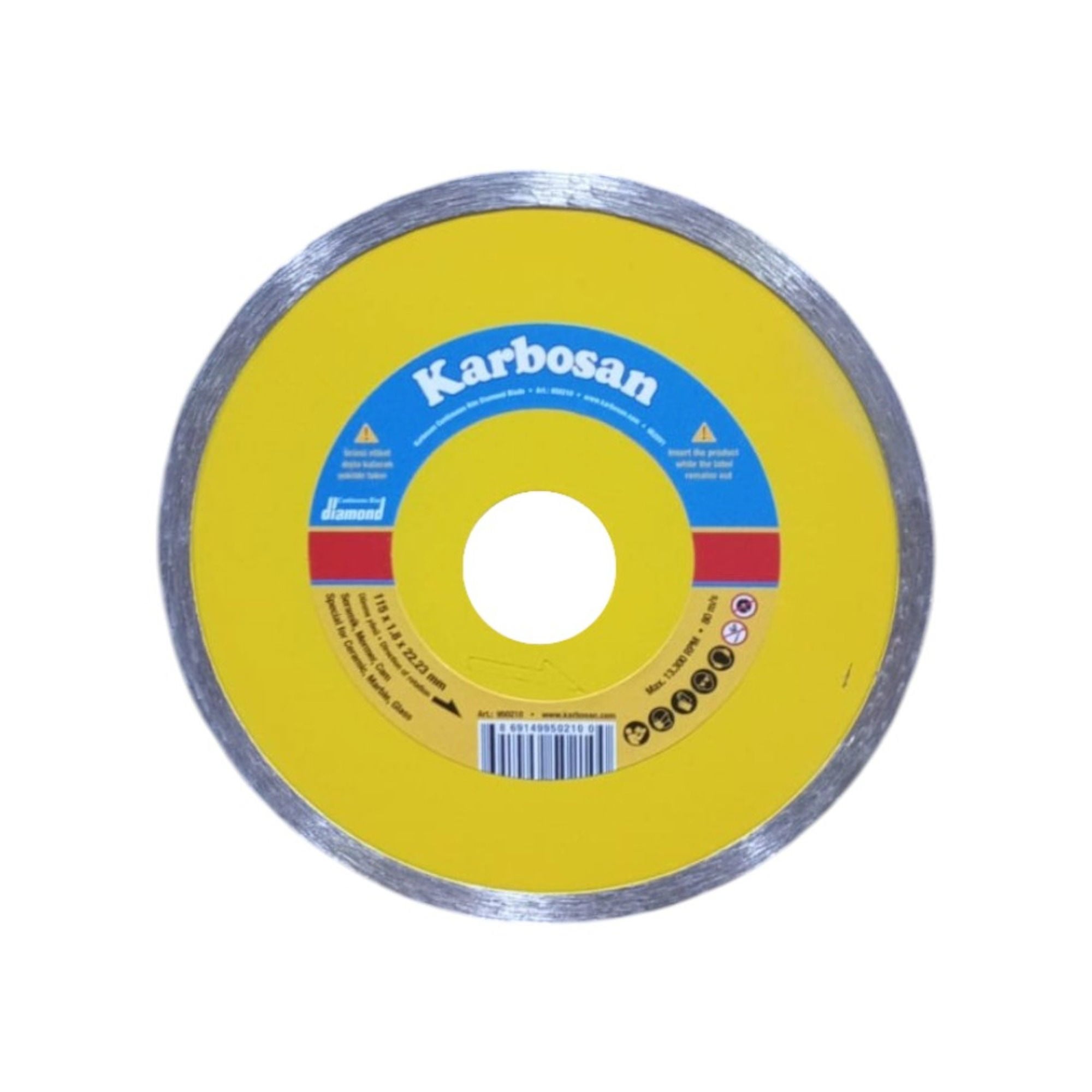 KarbosanKarbosan Sürekli Elmas Kesici 115X1.8X22 -(5'li Paket)155.19.S115