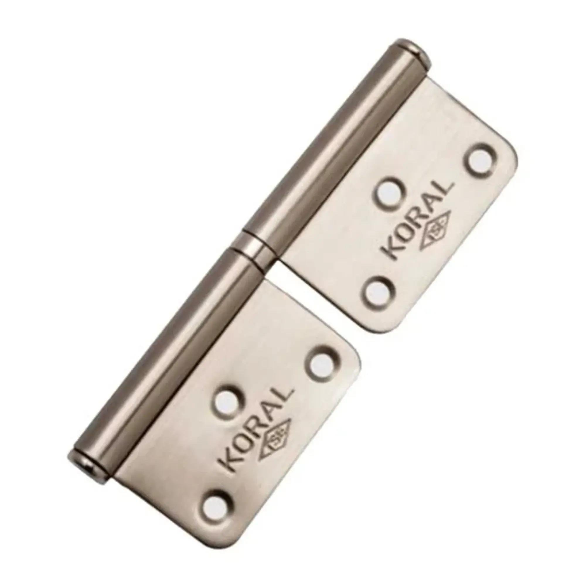 KoralKoral Çelik Cerman Yönsüz Menteşe No:12 Saten(2Mm)-(20 Adet)163.03.CM12