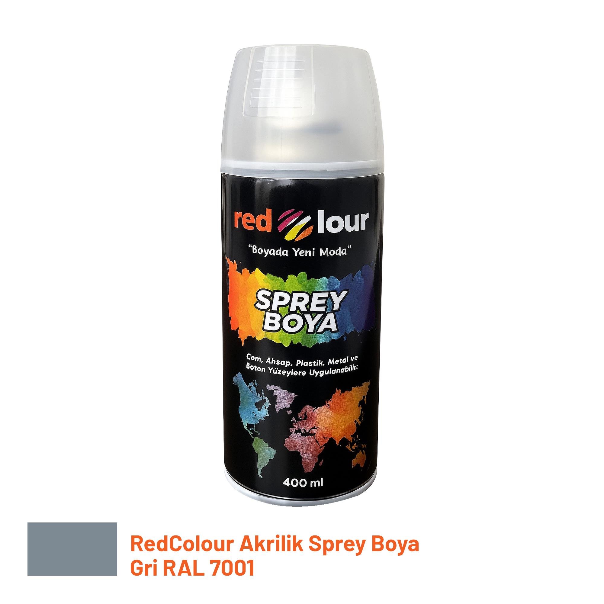 toolora.com.tr'de RedColour marka Gri RAL 7001 Akrilik Sprey Boya için en uygun fiyatı bulabilirsin. İç ve dış mekân kullanımına uygun olan bu boya ile projelerinde mükemmel sonuçlar elde edebilirsin.RedcolourRedcolour Akrilik Sprey Boya Gri Ral7001RC00502GRİ
