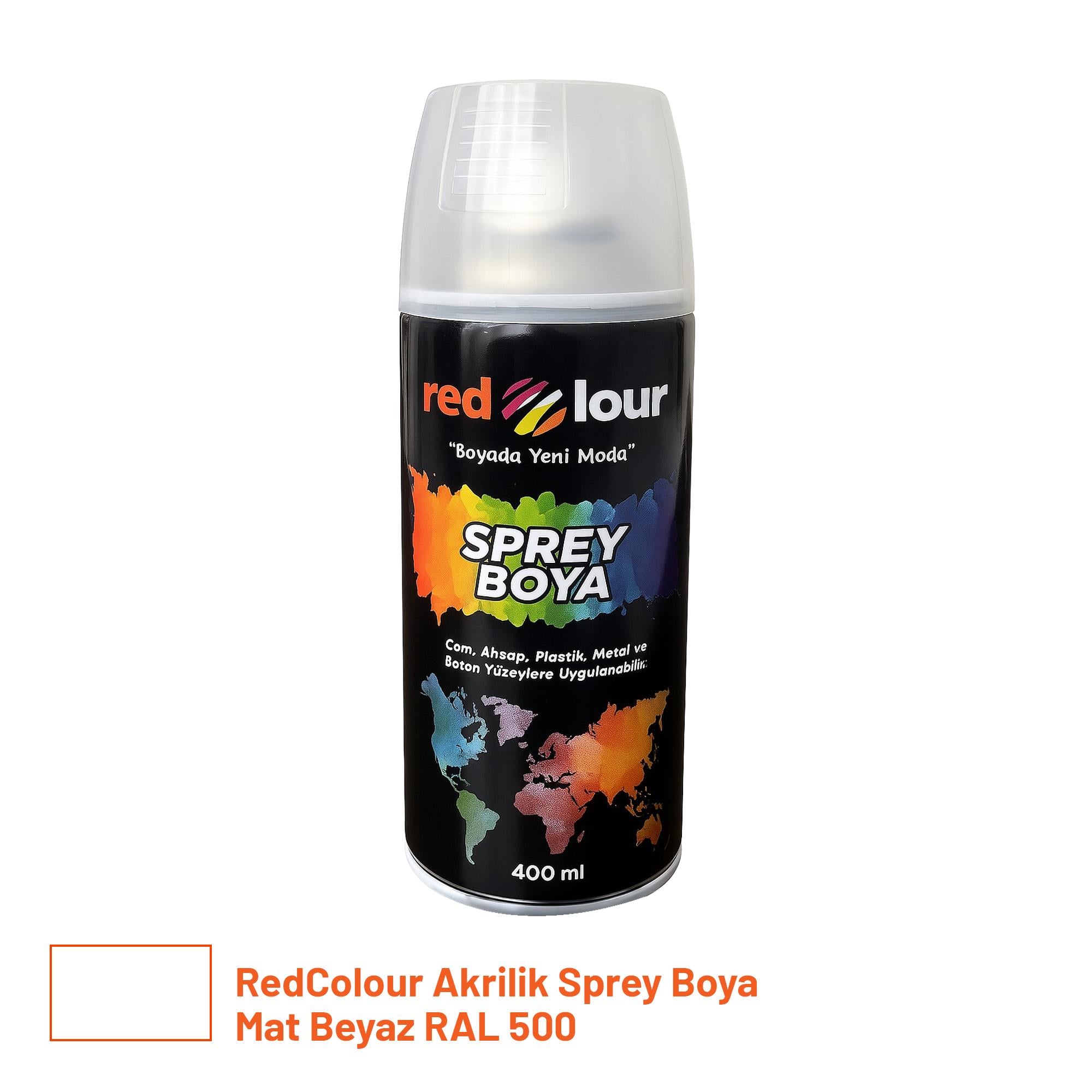 Toolora.com.tr'de hızlı kuruyan, dekoratif ve solvent bazlı Redcolour Akrilik Sprey Boya Mat Beyaz 500 ürününü keşfedin! Profesyonel sonuçlar için idealdir. Hemen sipariş verin!RedcolourRedcolour Akrilik Sprey Boya Mat Beyaz 500RC00502MTBYZ