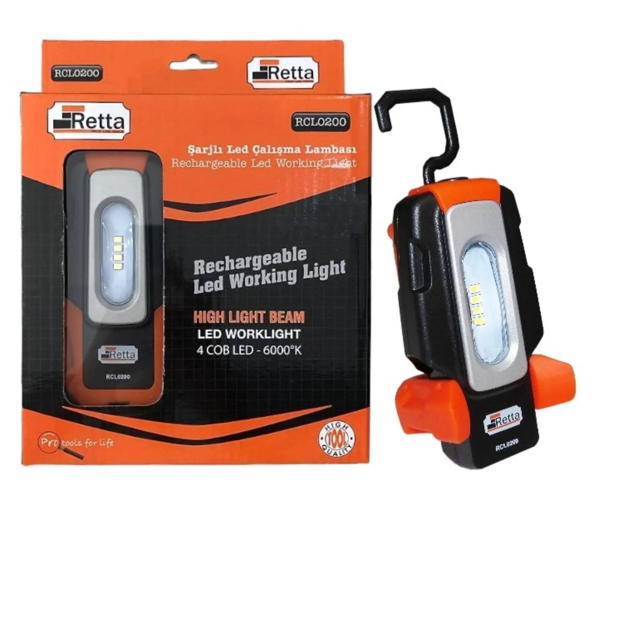  Retta Rcl0200 Şarjlı LED Çalışma Lambası (200 Lümen)RettaRetta Rcl0200 Sarjlı Led Çalışma Lambası 200 Lümen201.01.0200