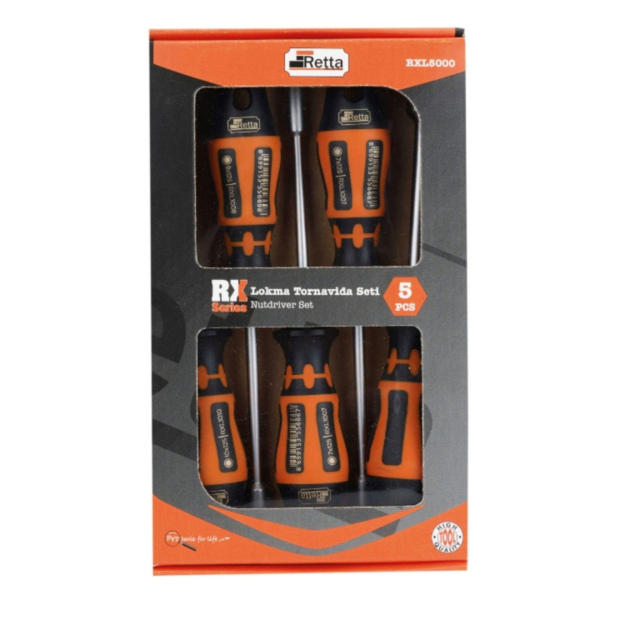RettaRetta Rxl5000 Lokma Tornavida Seti 5 Li201.19.5000
