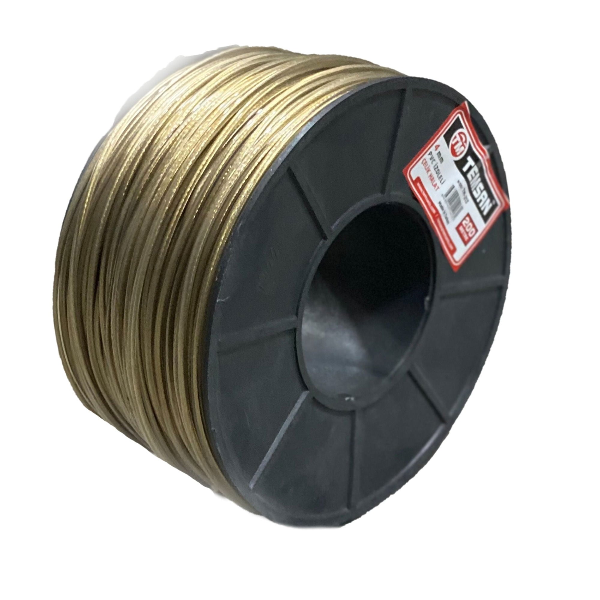 TemsanŞeffaf İzoleli Çelik Halat 6 Mm - (200 Mt)138.02.SH06