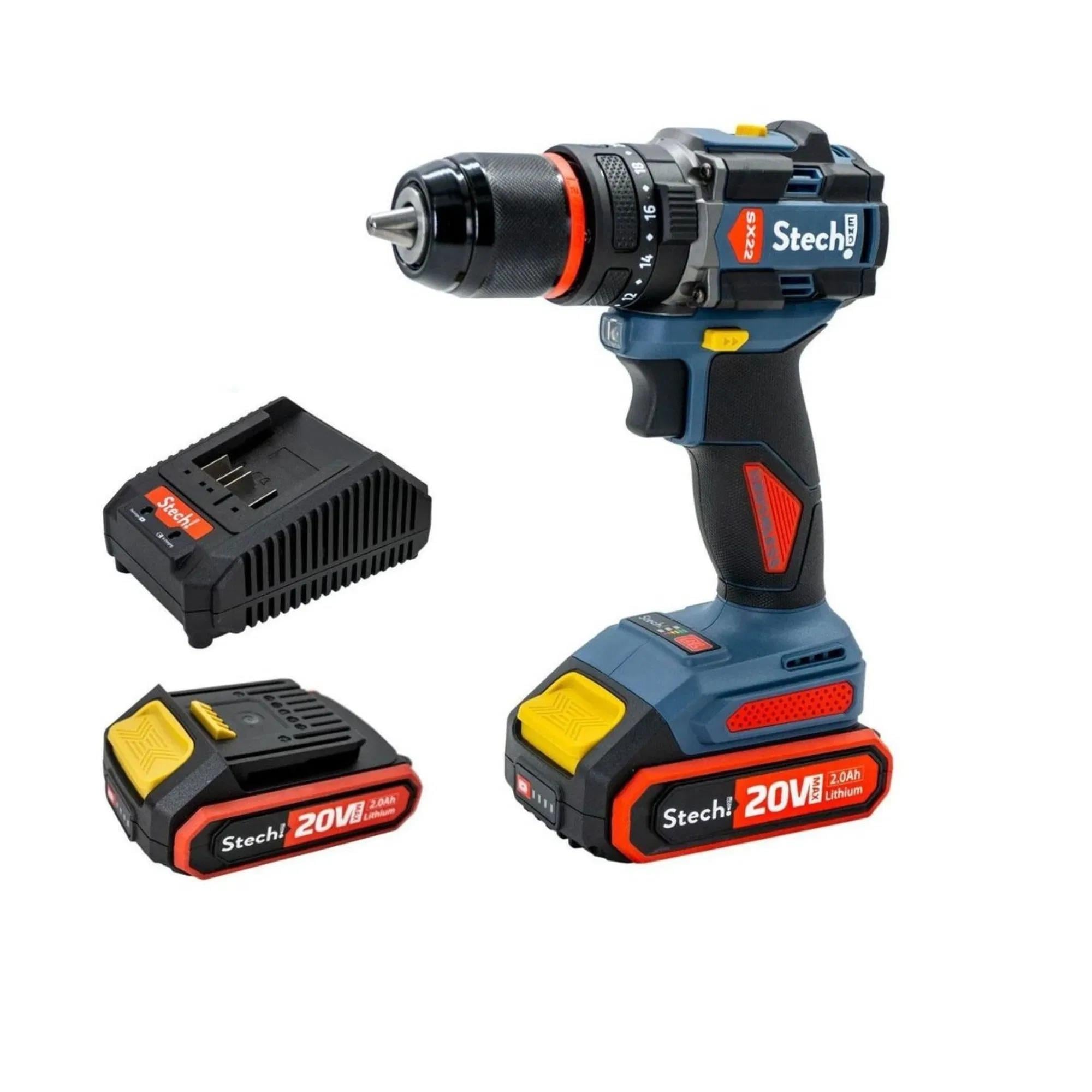  Stech-End Sx22 20V Akülü Darbeli Vidalama (2.0 Ah)Stech-EndStech-End Akülü Darbeli Vidalama 2.0 Ah 20V Sx22192.10.SX22