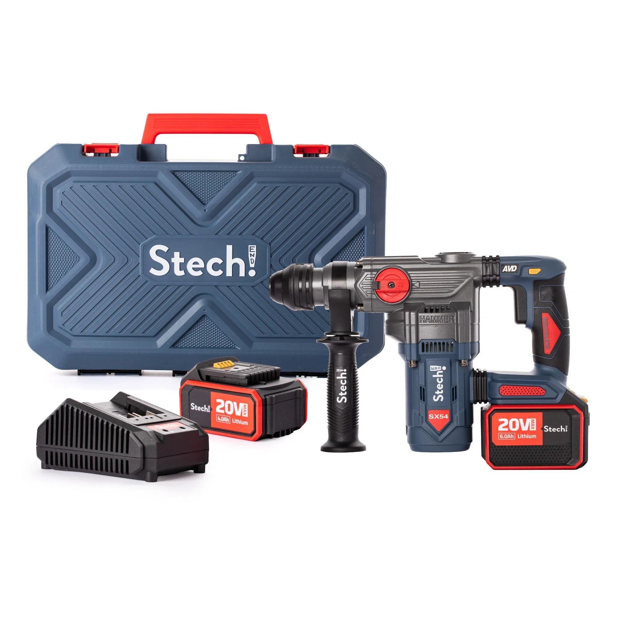  Stech-End Akülü Kırıcı Delici 4.0 Ah 20V SX54 - Profesyonel Akülü Kırma ve DelmeStech-EndStech-End Akülü Kırıcı Delici 4.0 Ah 20V Sx54192.10.SX54