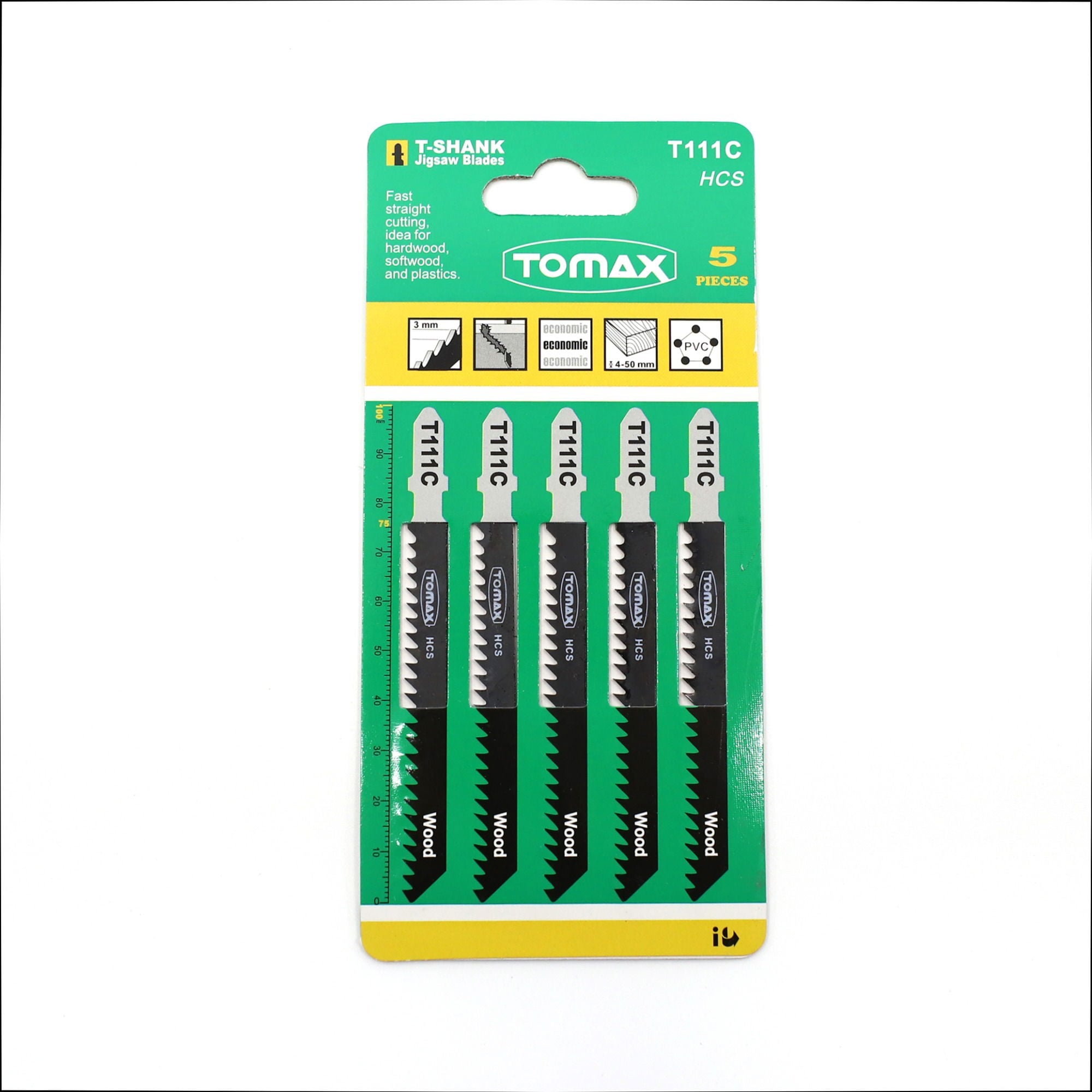 TomaxTomax Normal Kesim Ahşap Dekupaj Ağzı (T111C) - 5'Li Paket114.35.T111