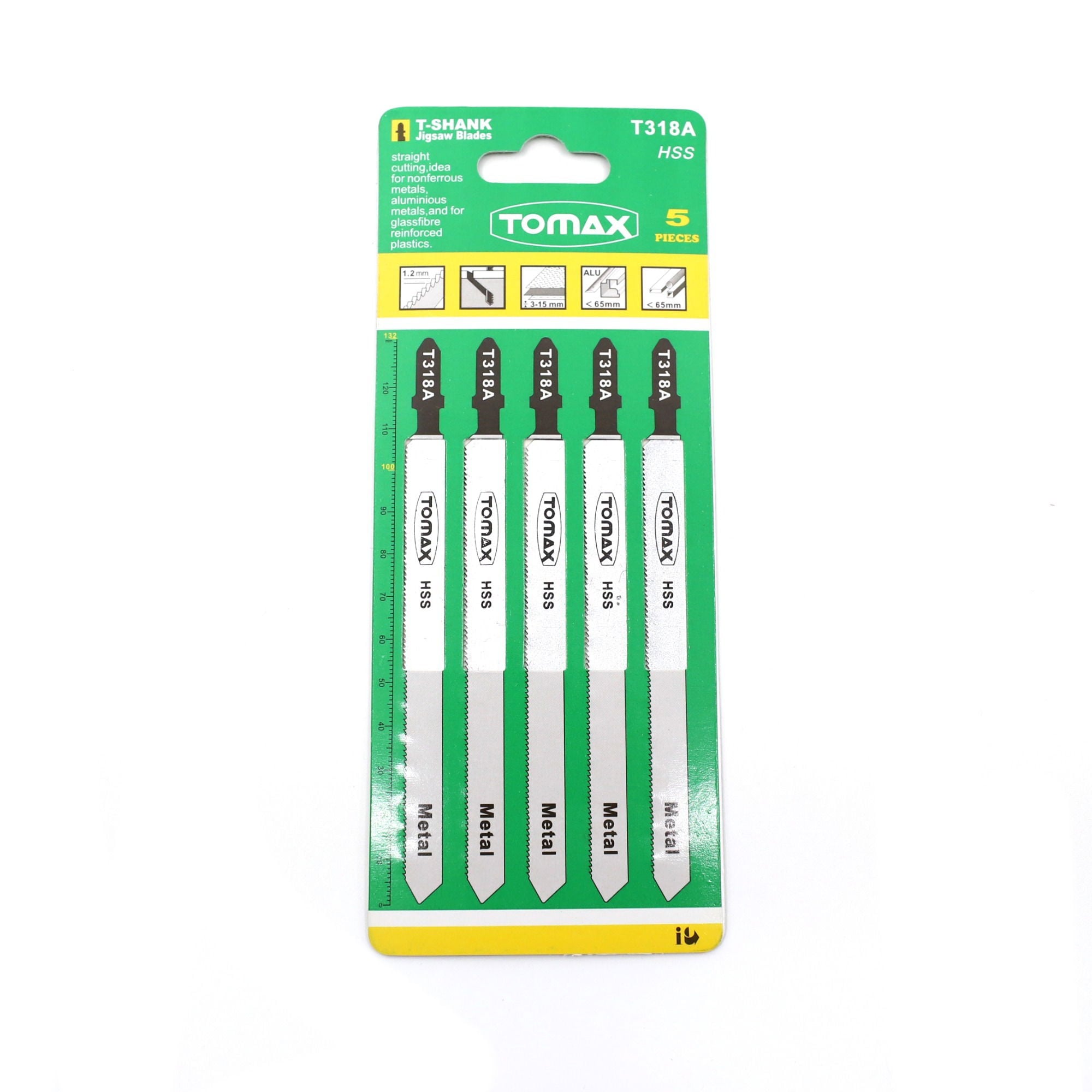 TomaxTomax Uzun Metal Dekupaj Ağzı (T318A) - 5'Li Paket114.35.T318
