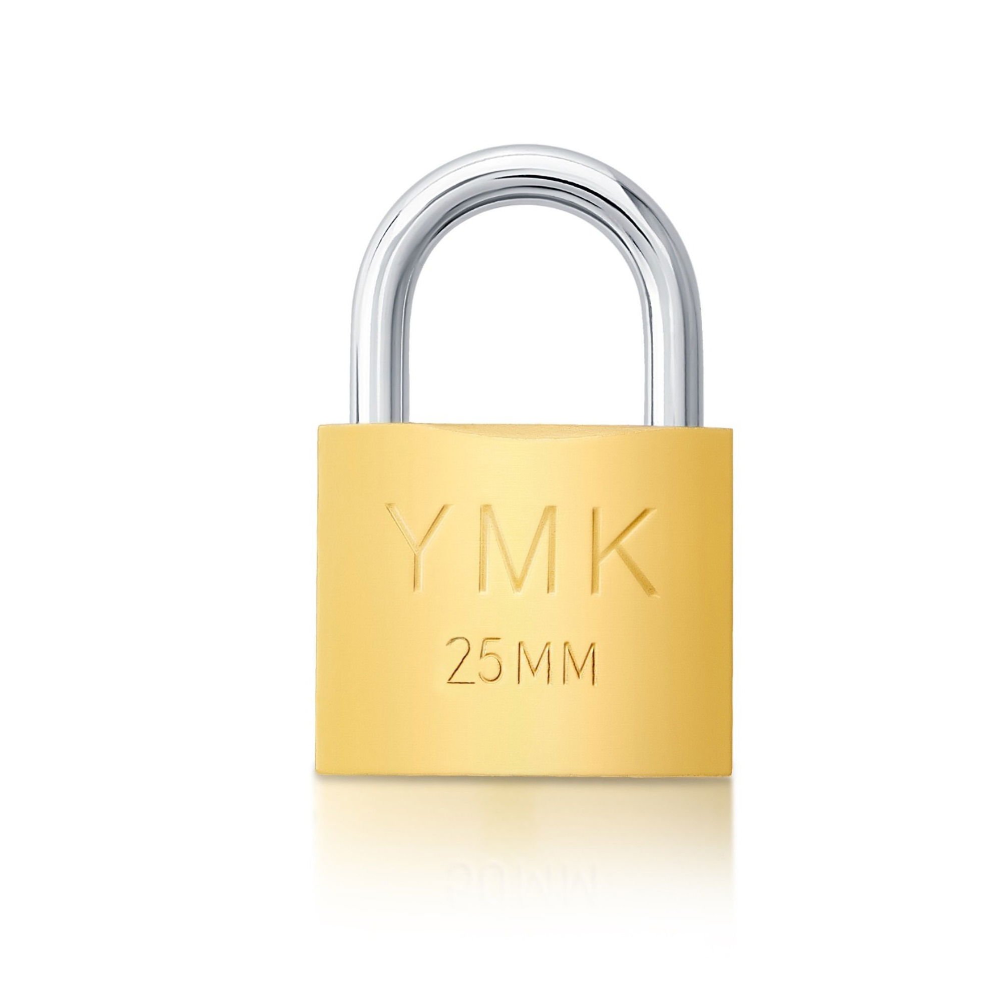 YmkYmk Asma Kilit Sarı Kısa 25 Mm -(12 Adet)195.13.B025