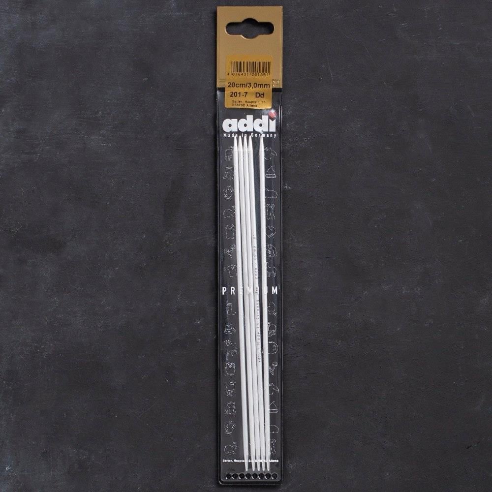 Addi 3mm 20cm 5 li Çorap Şişi 201-7
