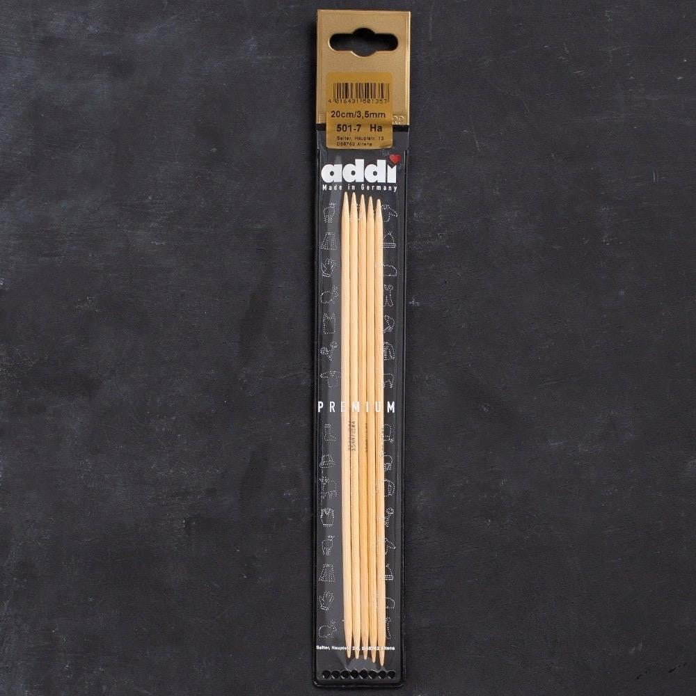 Addi Bambus 3,5mm 20cm Bambu Çorap Şişi - 501-7