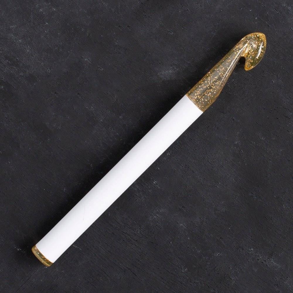 Addi Champagner 12mm 15cm Plastik Simli Yün Tığ -