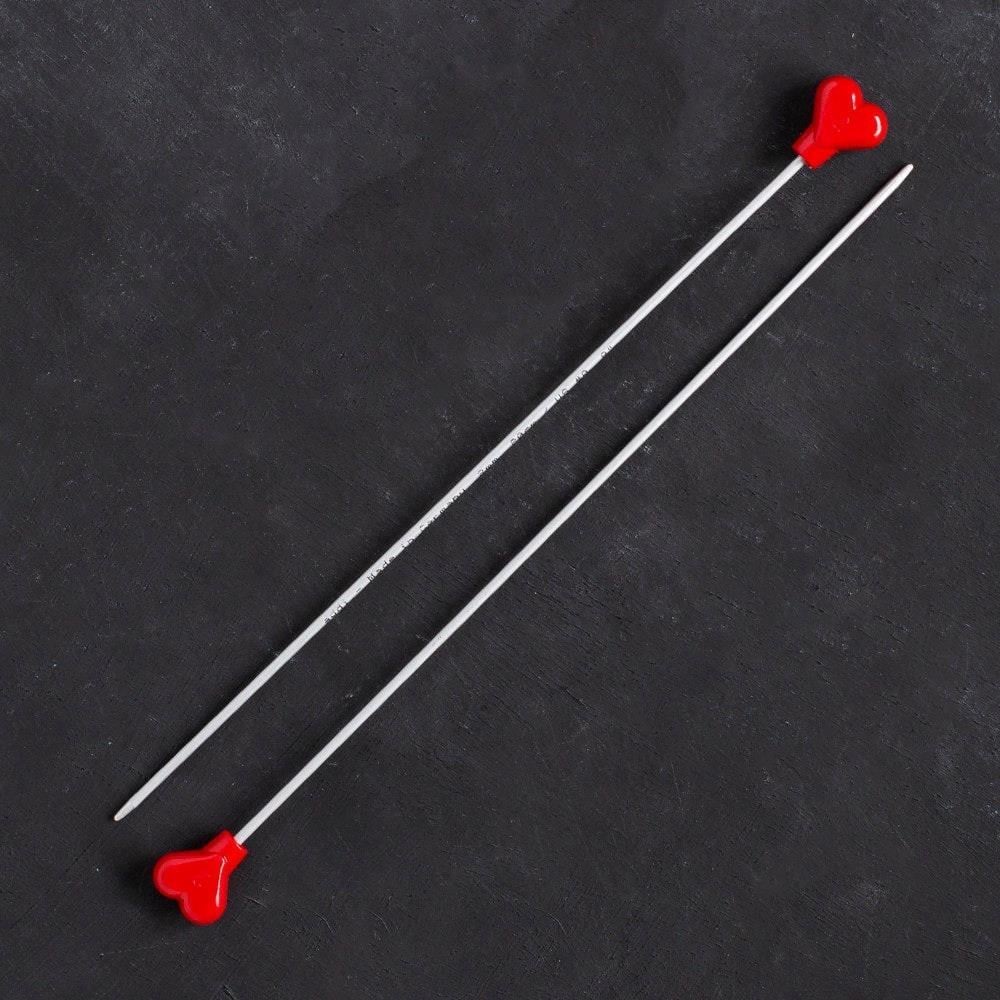 Addi Kalpli 2mm 20cm Klasik Alüminyum Örgü Şişi -